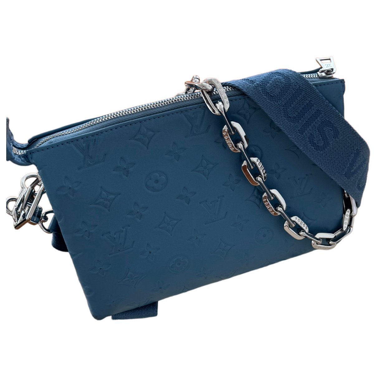 Coussin leather handbag
