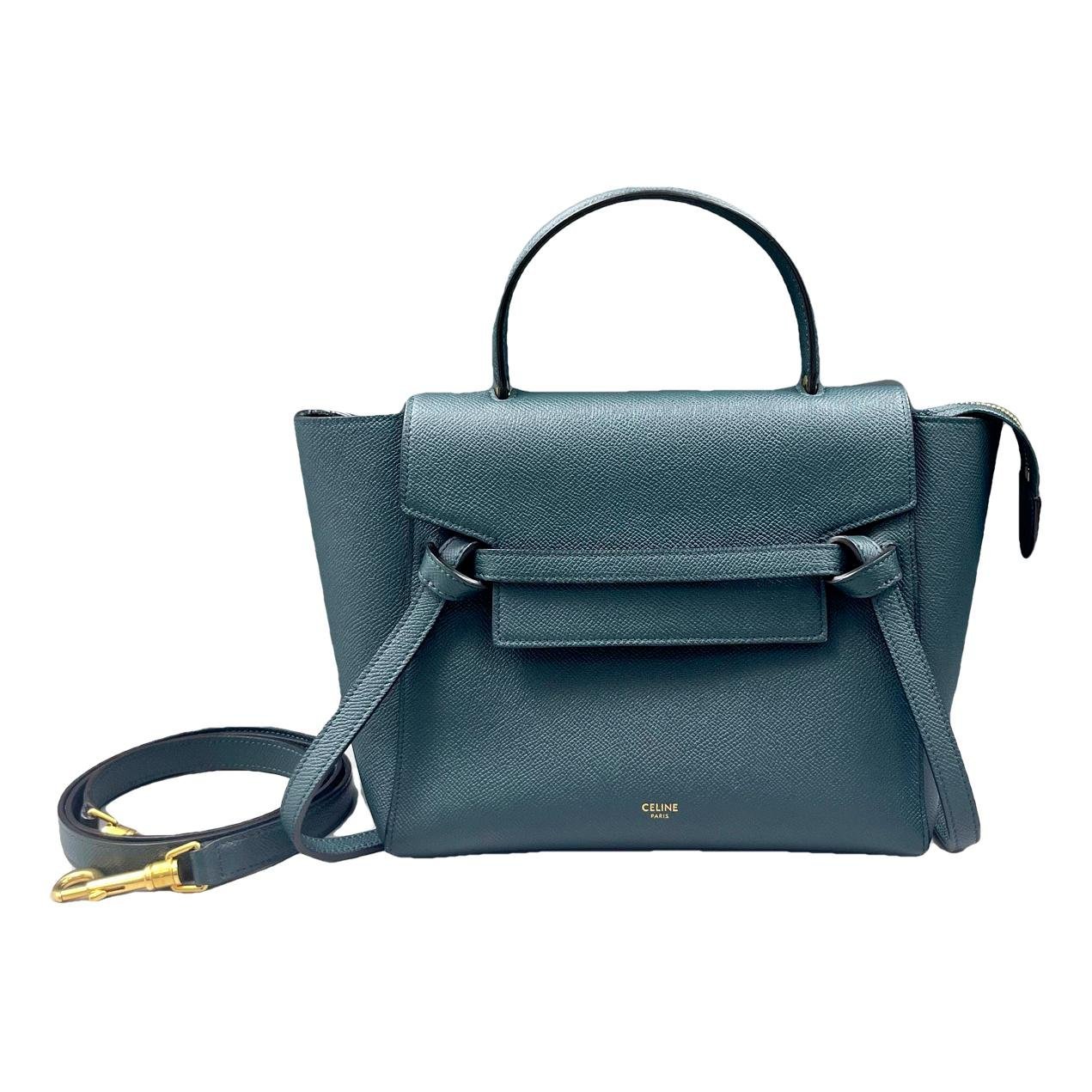 Belt leather handbag