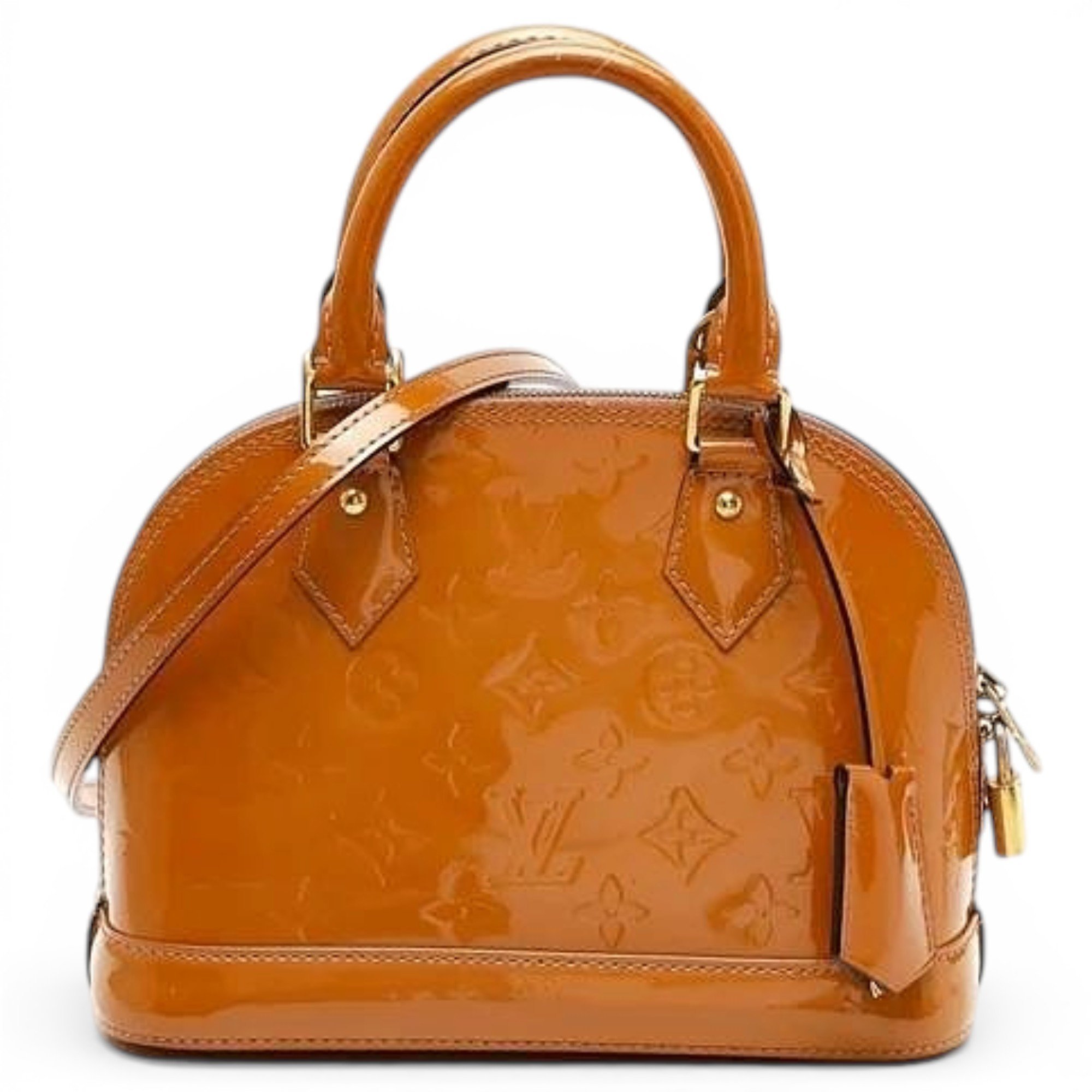 Alma BB patent leather handbag