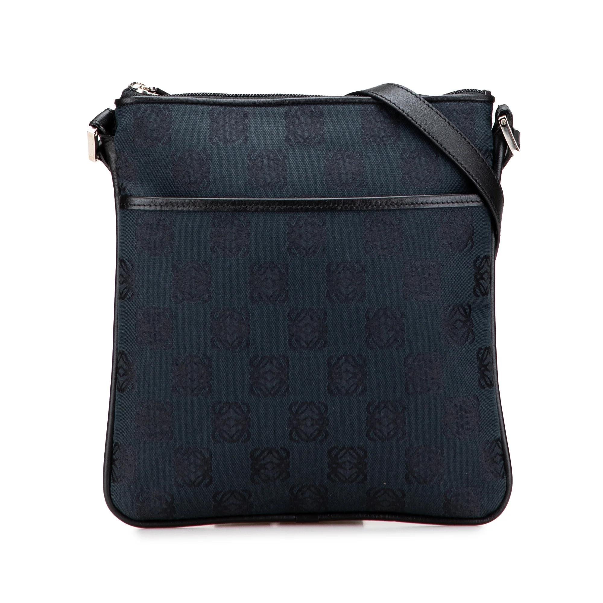 Anagram cloth crossbody bag