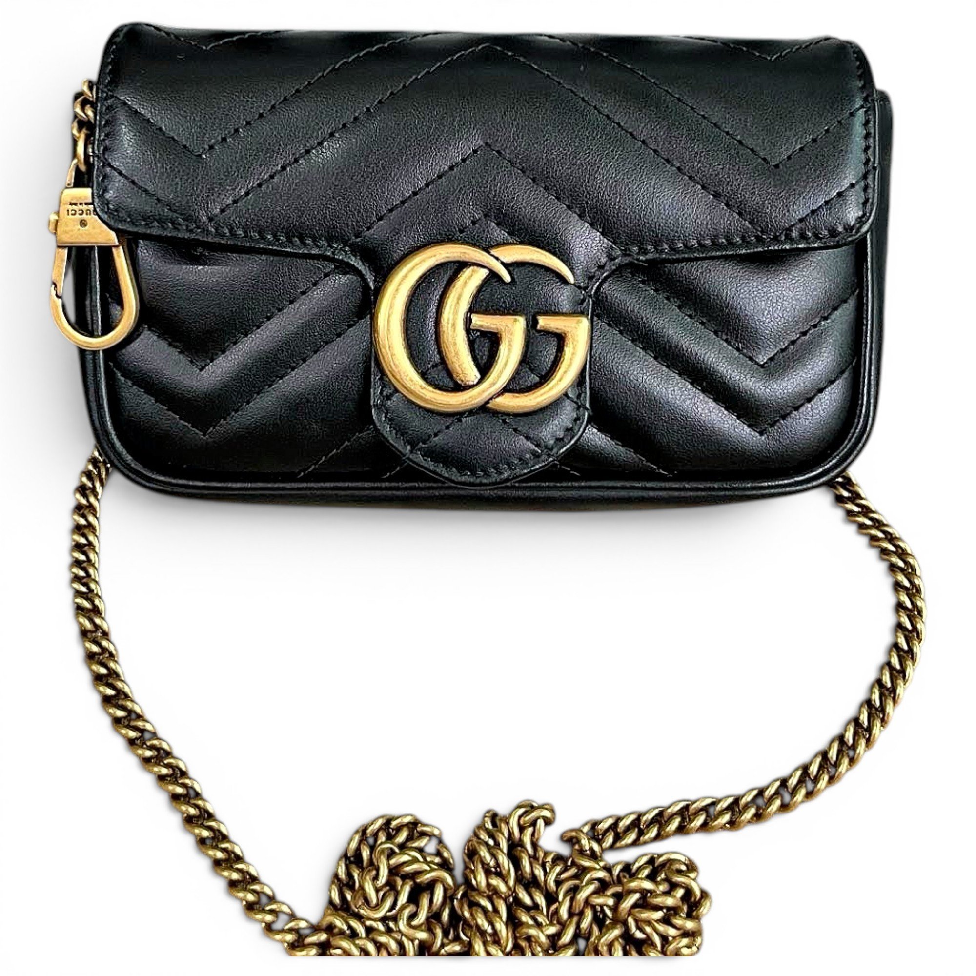 GG Marmont Chain leather crossbody bag