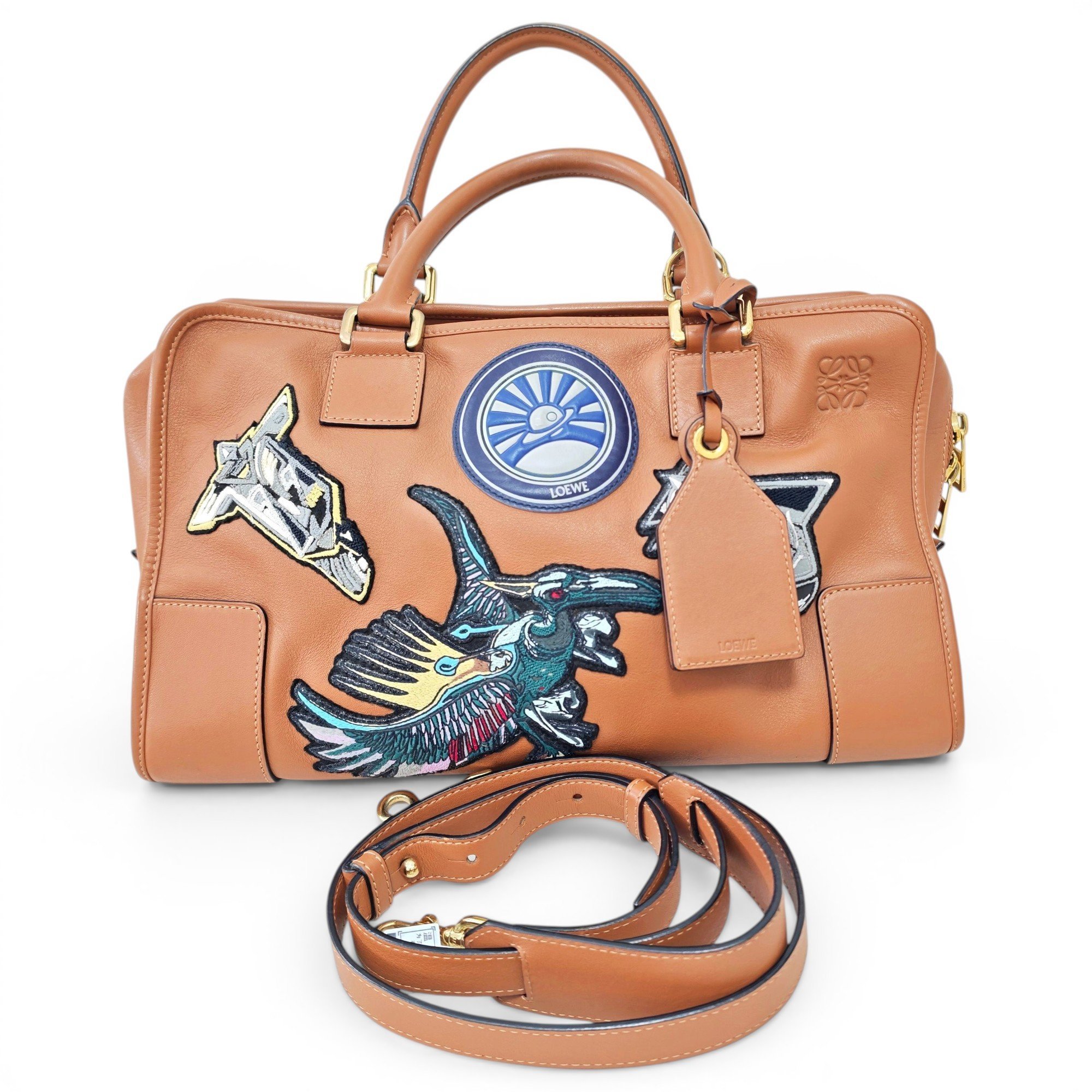 Amazona leather handbag