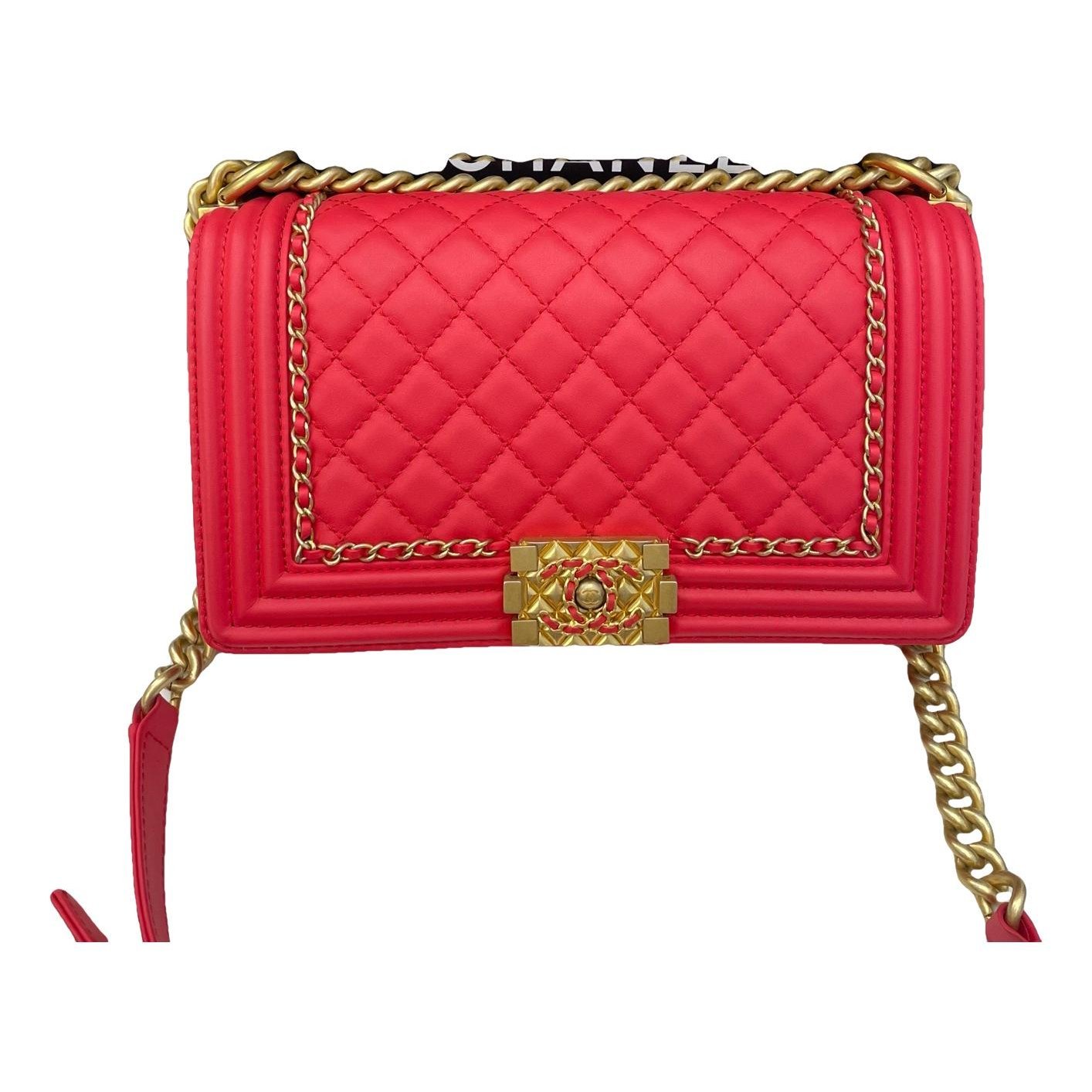 Boy leather crossbody bag