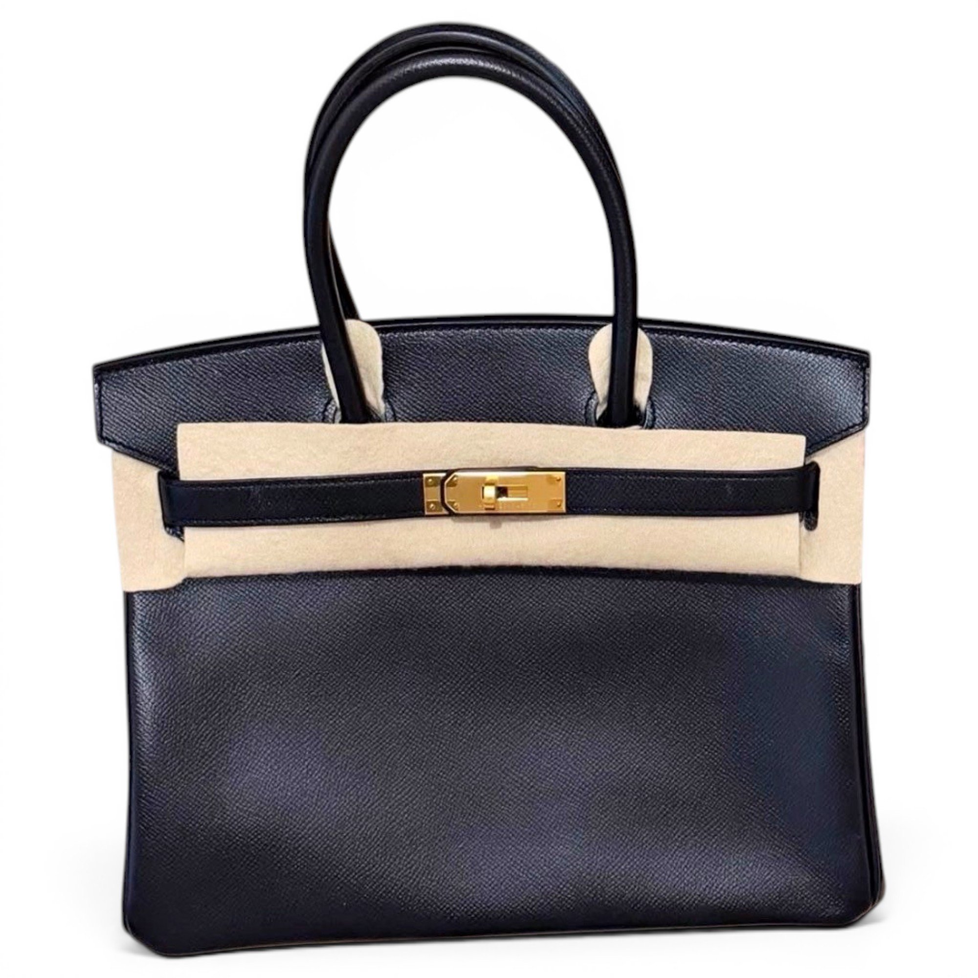 Birkin 30 leather handbag
