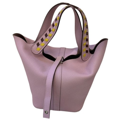 Picotin leather handbag