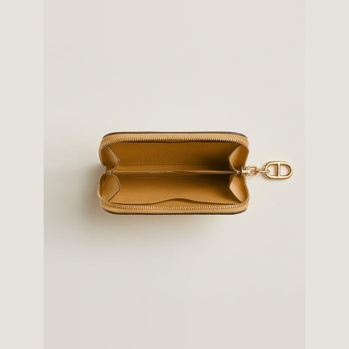 Biscuit Zipengo Chaine d'Ancre Compact Card Holder
