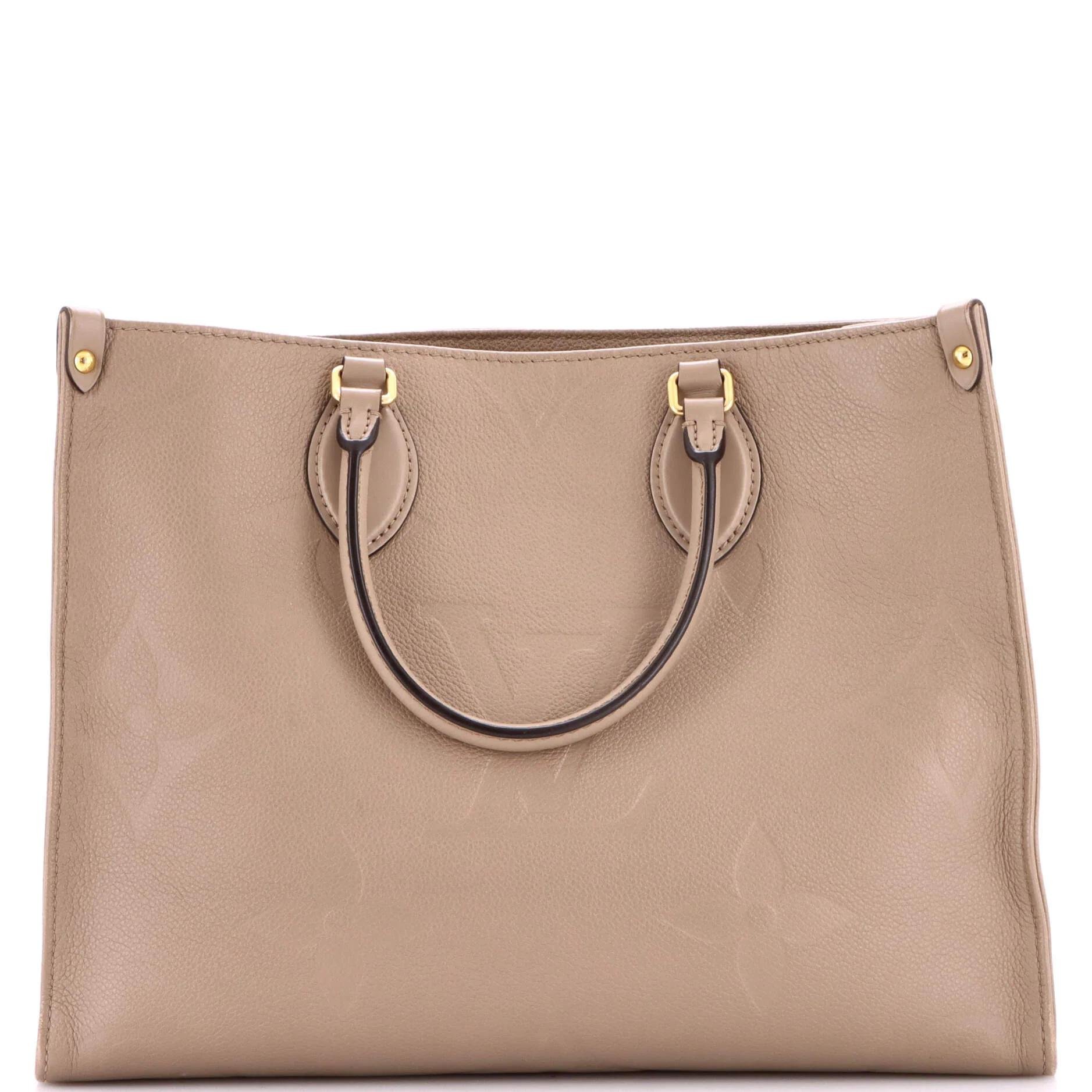 Leather tote