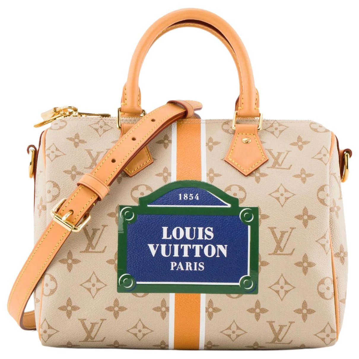 Speedy Bandoulière leather bag