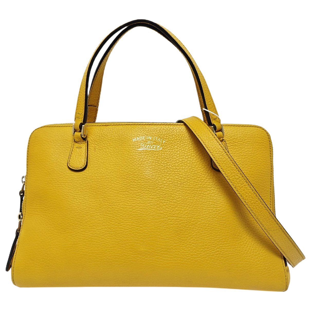Leather tote