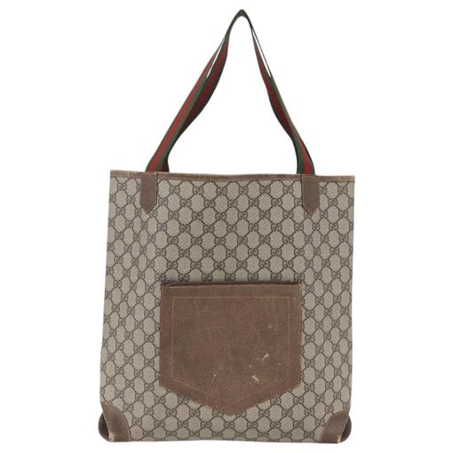 Leather tote