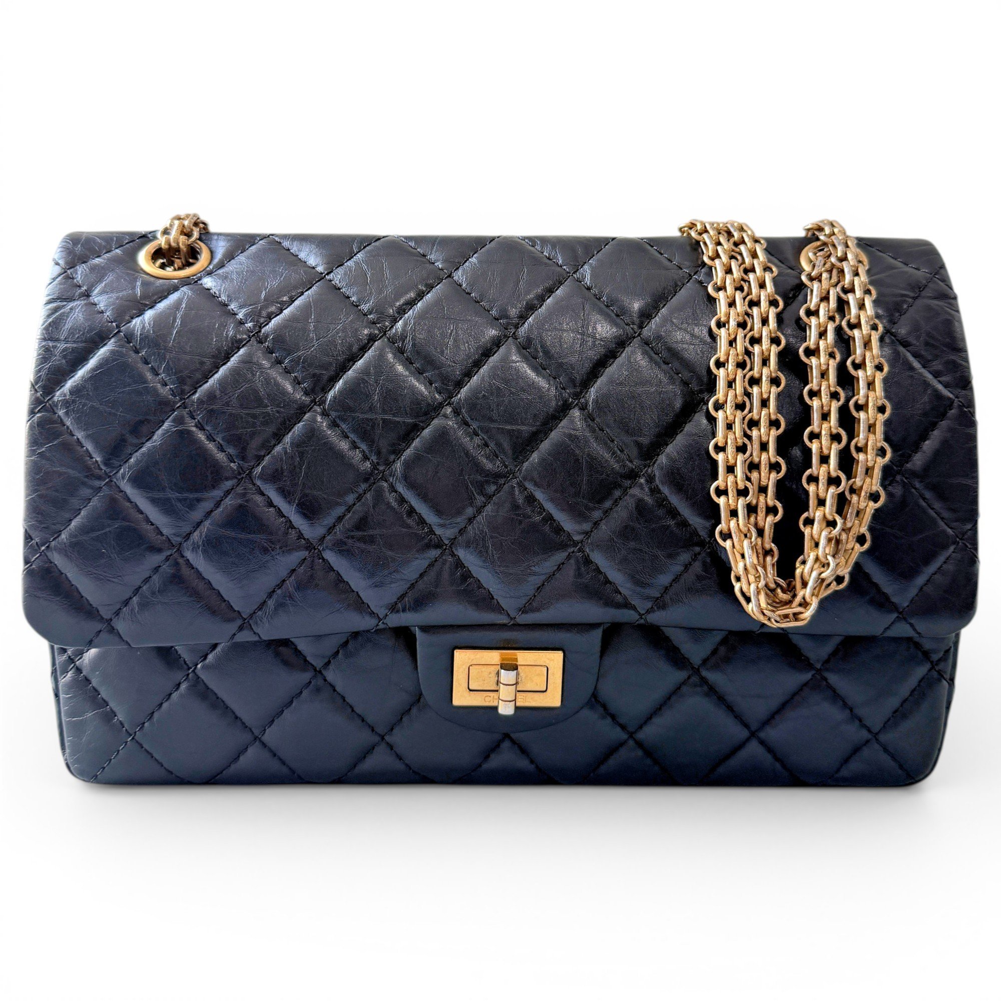 2.55 leather handbag