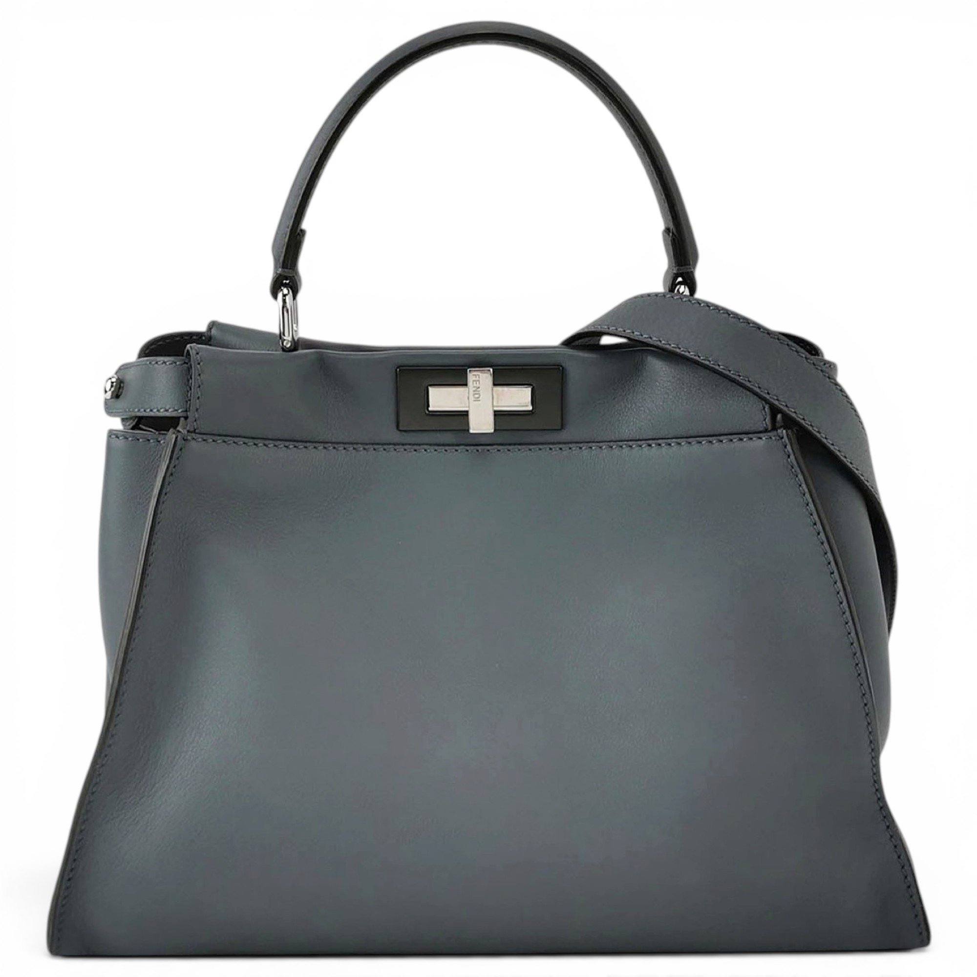 Peekaboo leather handbag