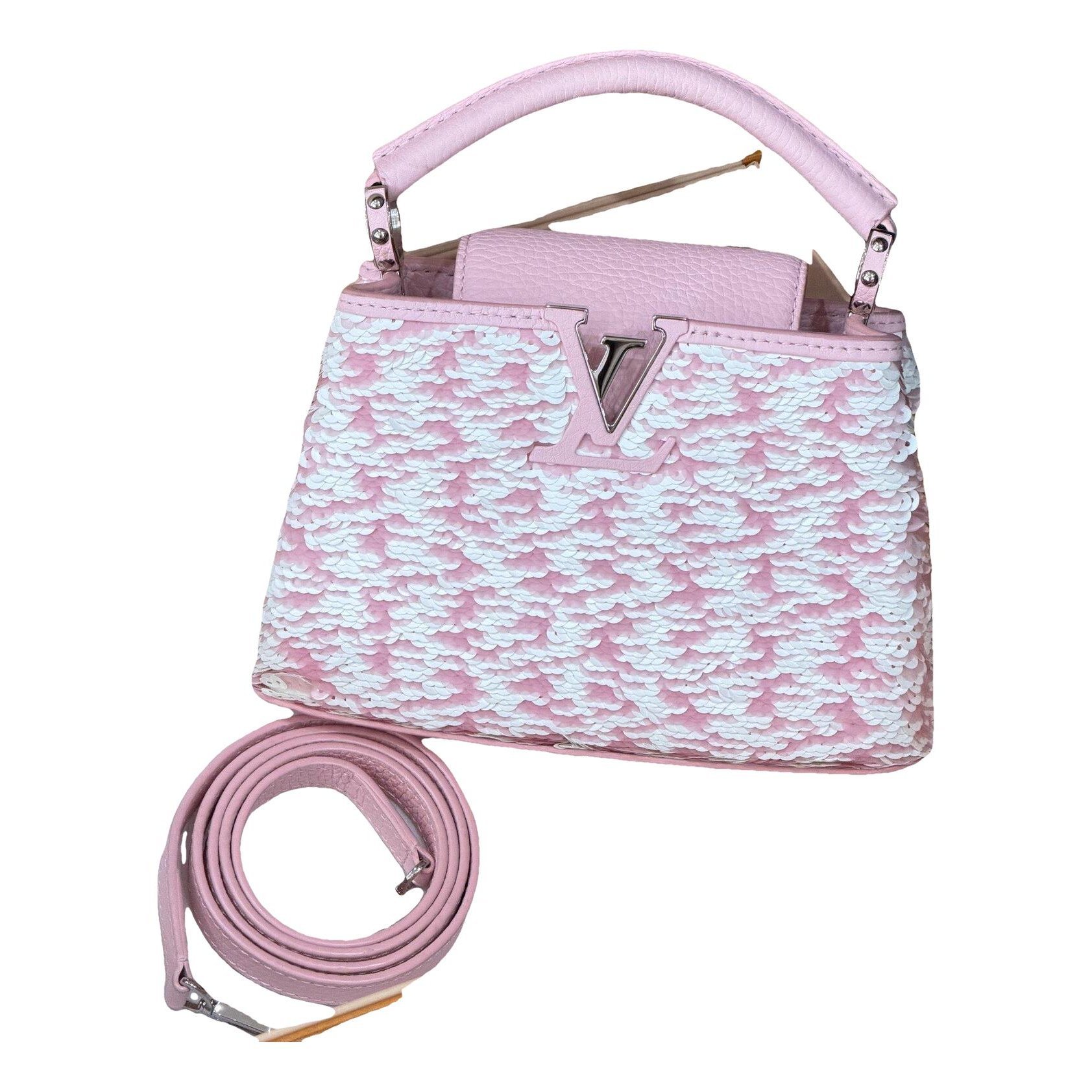 Capucines glitter handbag