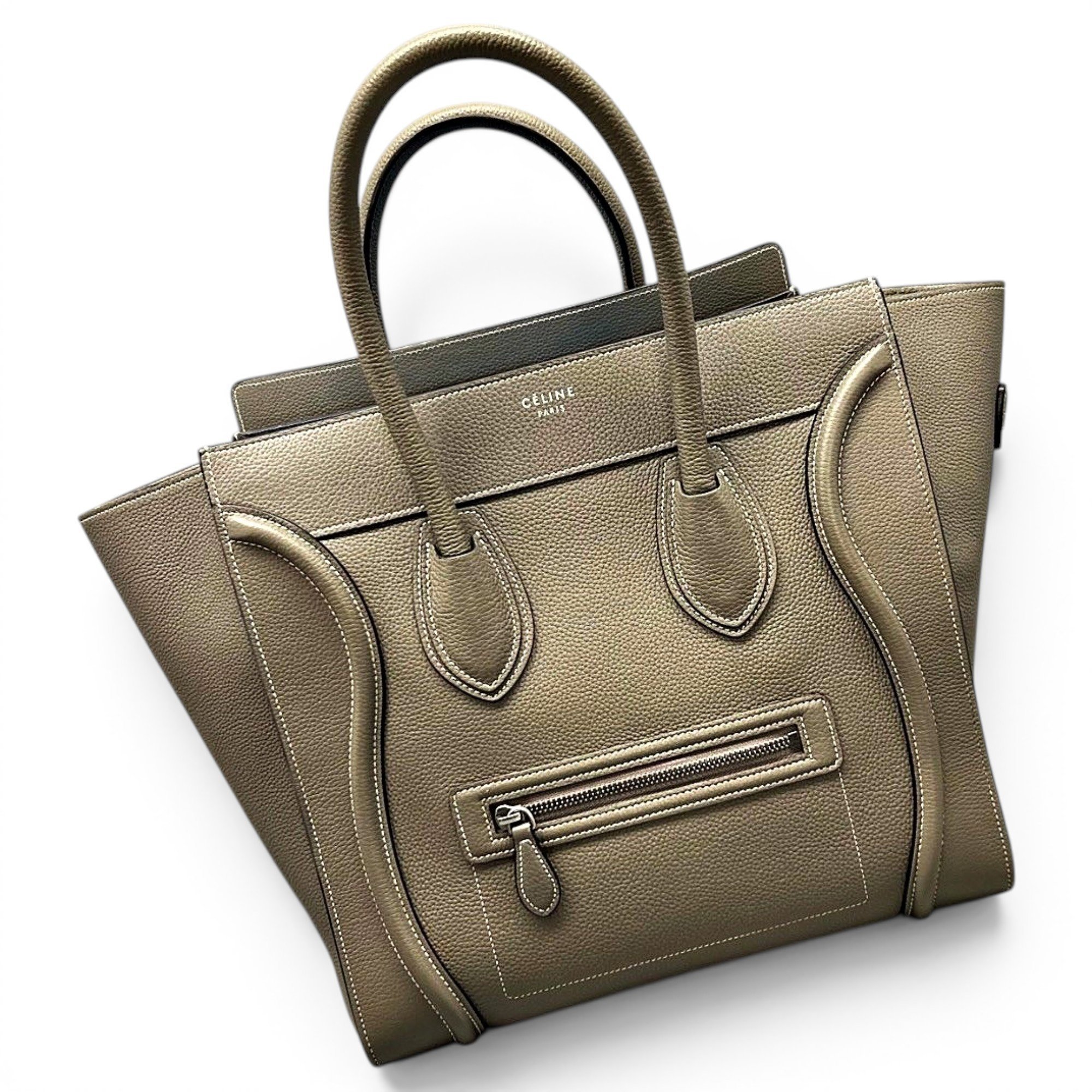 Luggage leather handbag