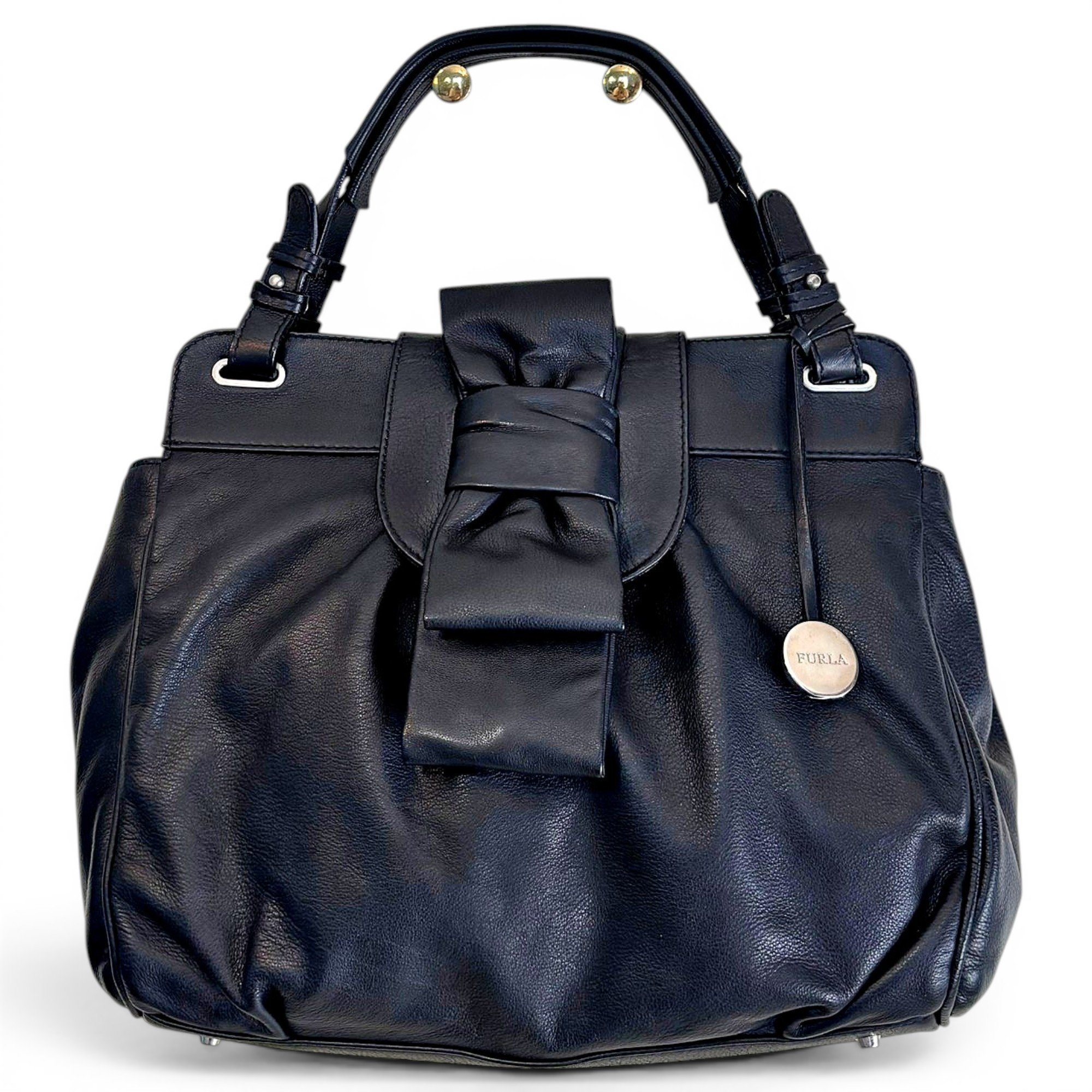 Leather tote