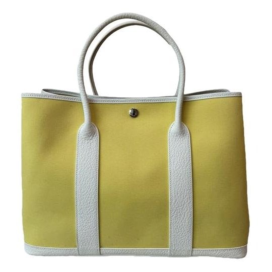 Hermes Garden Party Handbag White