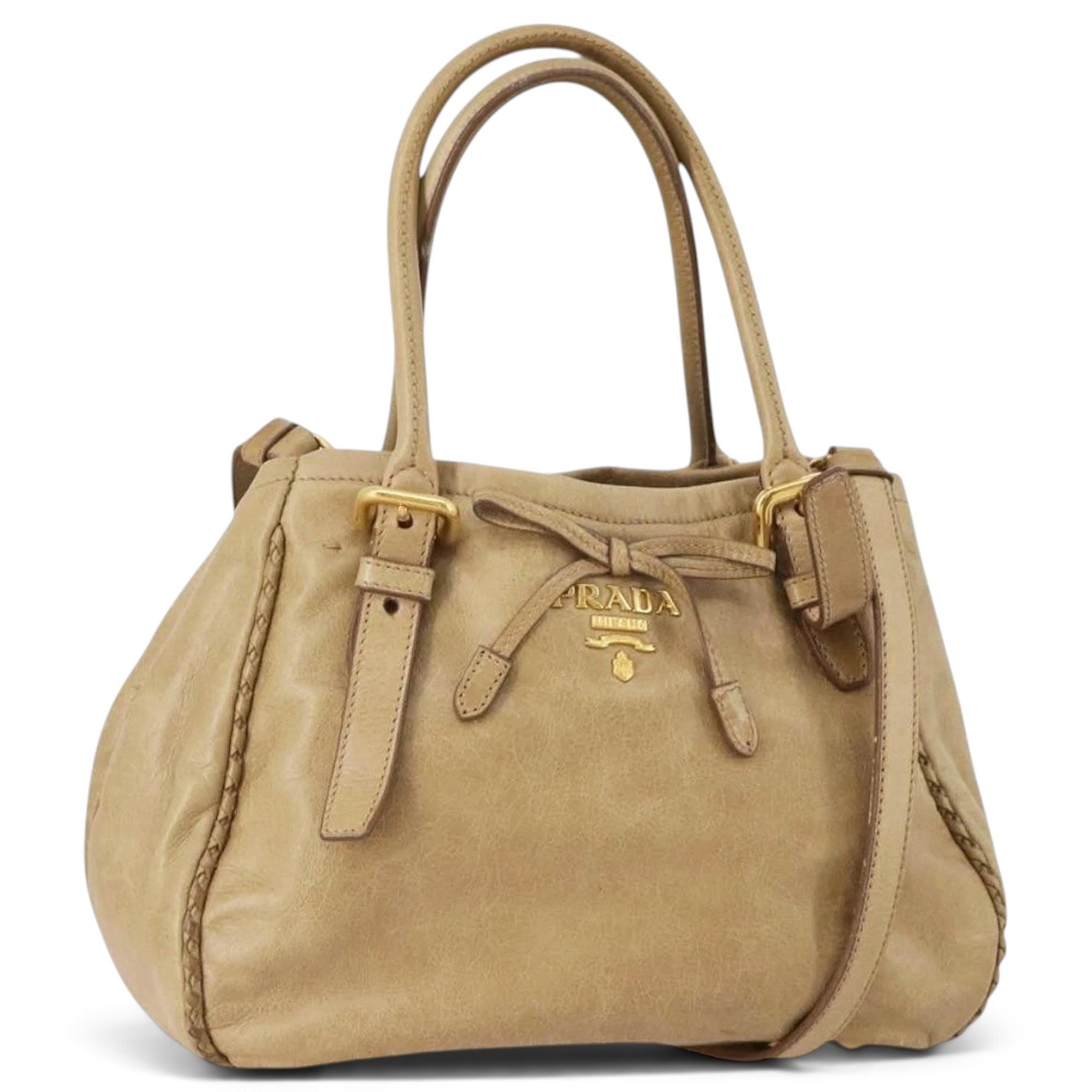 Leather handbag