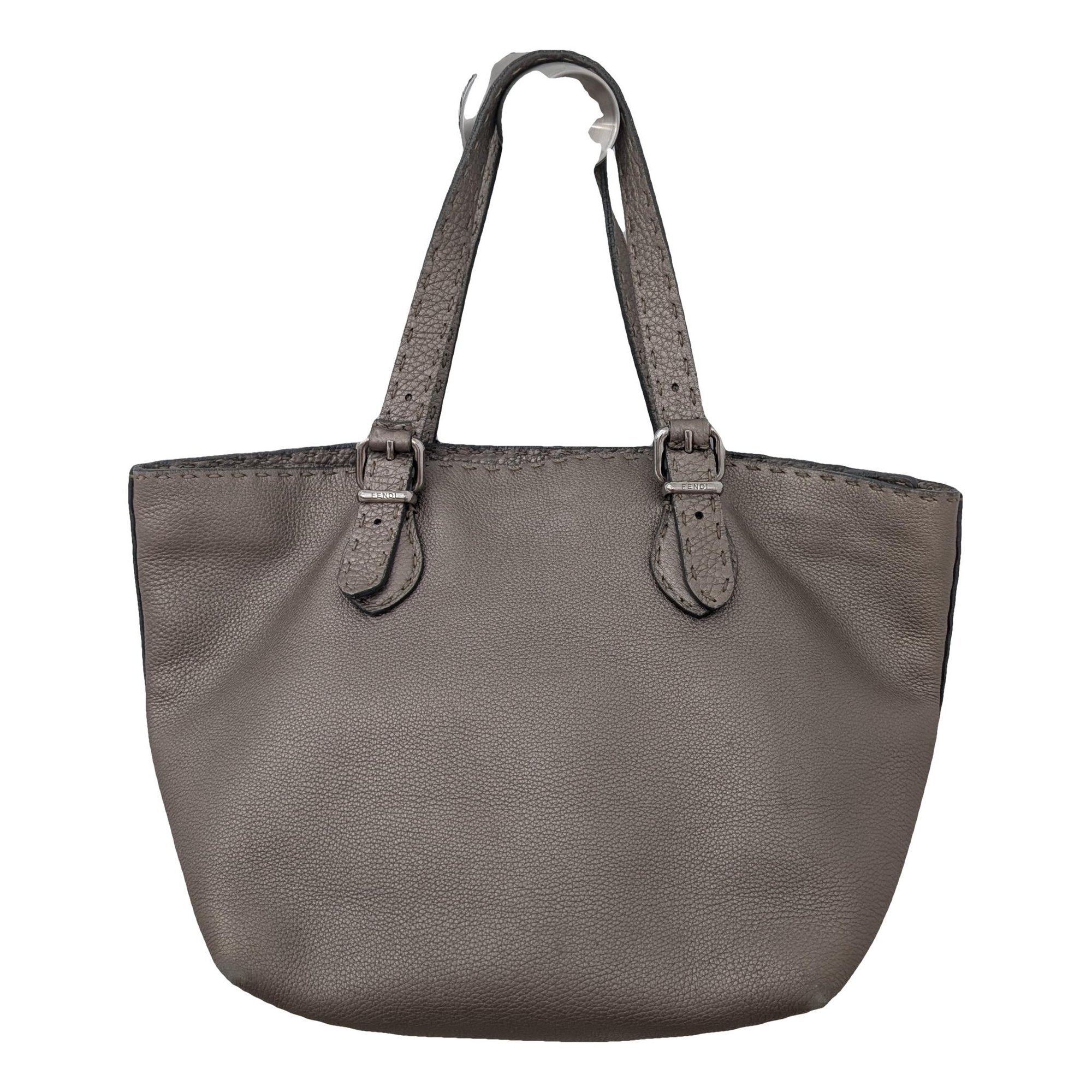 Leather tote
