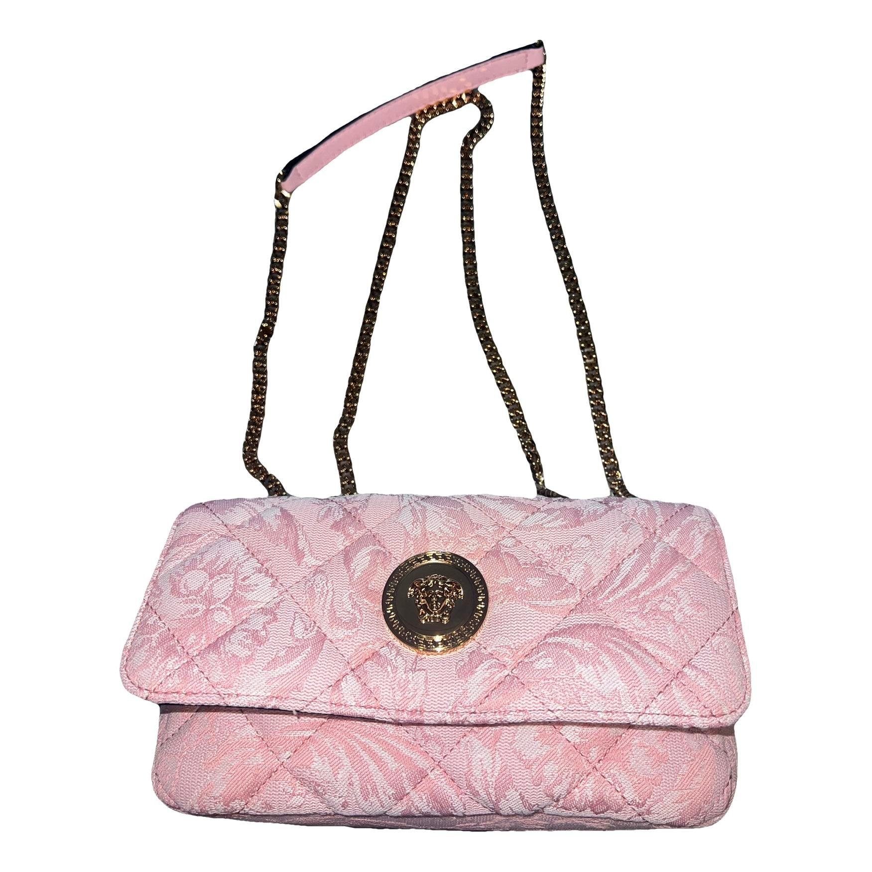 Versace La Medusa cloth handbag