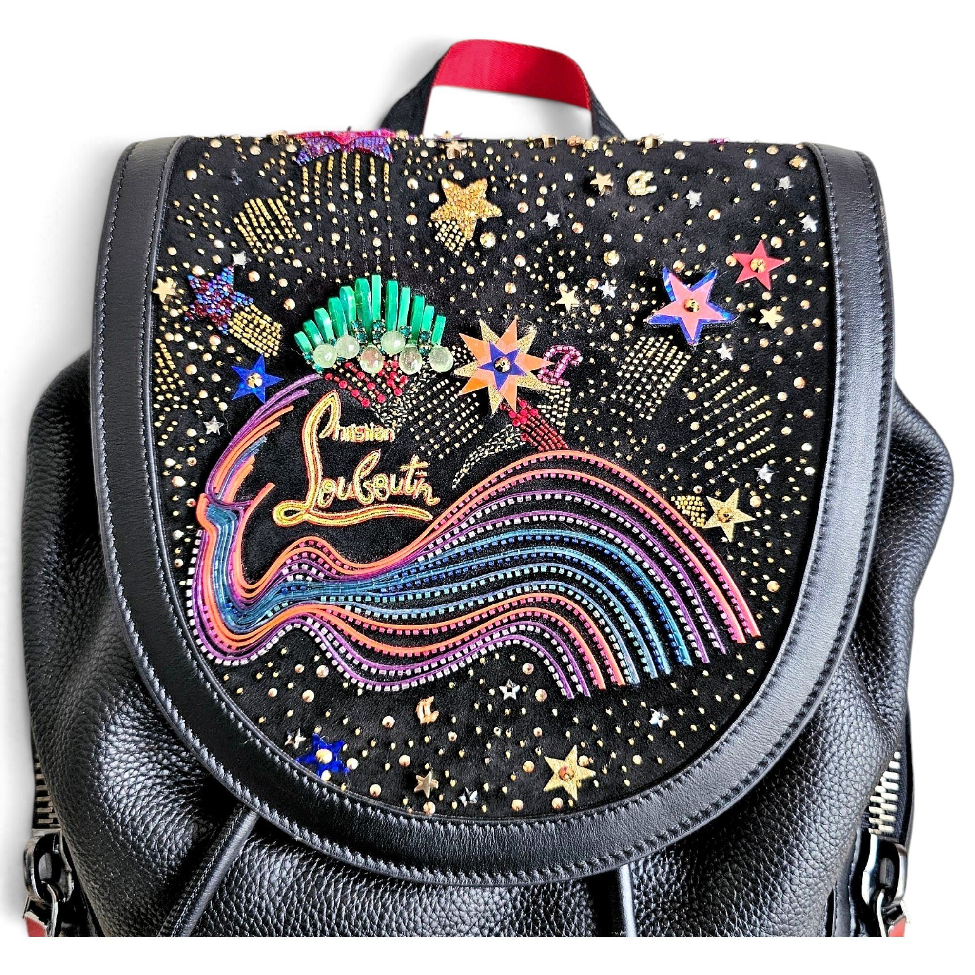 Leather backpack