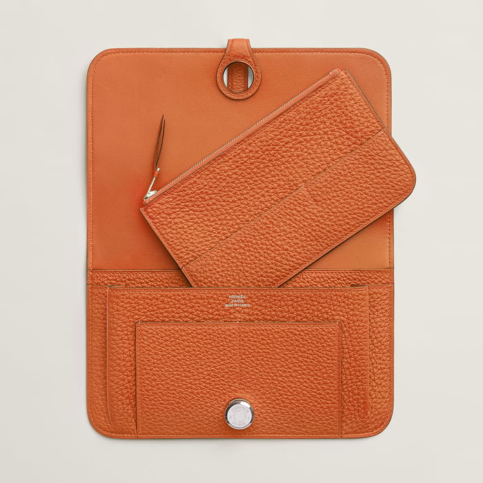 Orange Dogon Duo Wallet