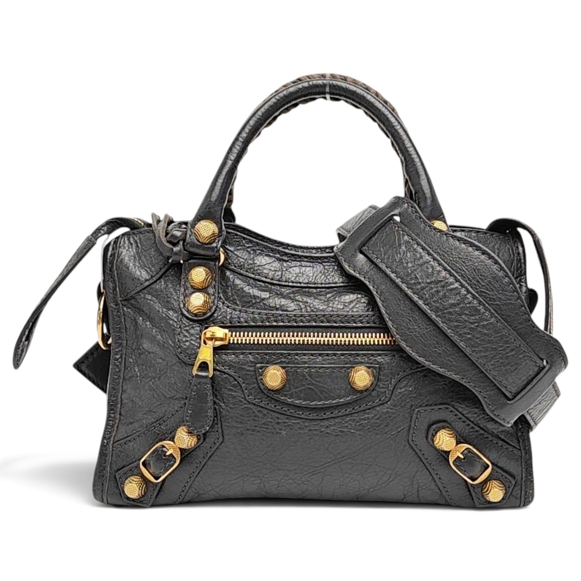 Leather handbag