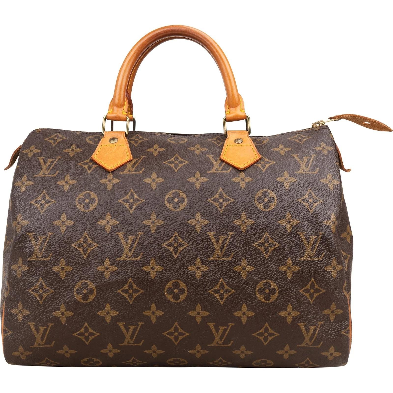 Speedy leather handbag