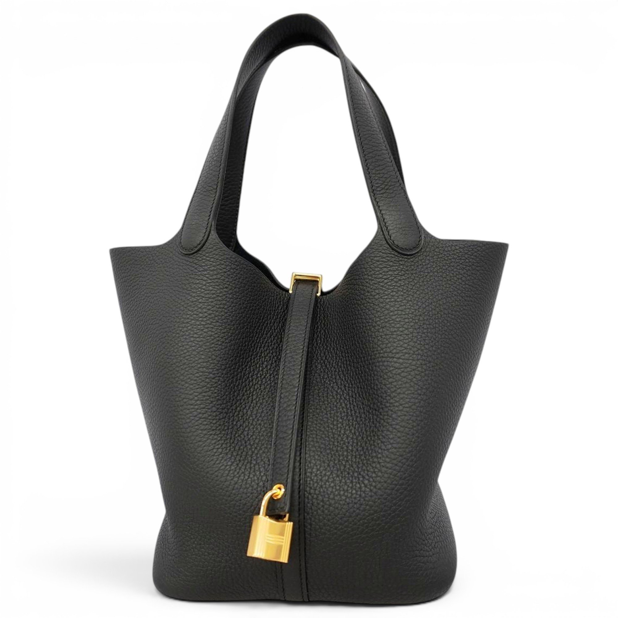 Picotin leather handbag