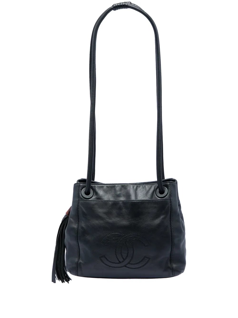 1997-1999 CC Lambskin Tassel shoulder bag