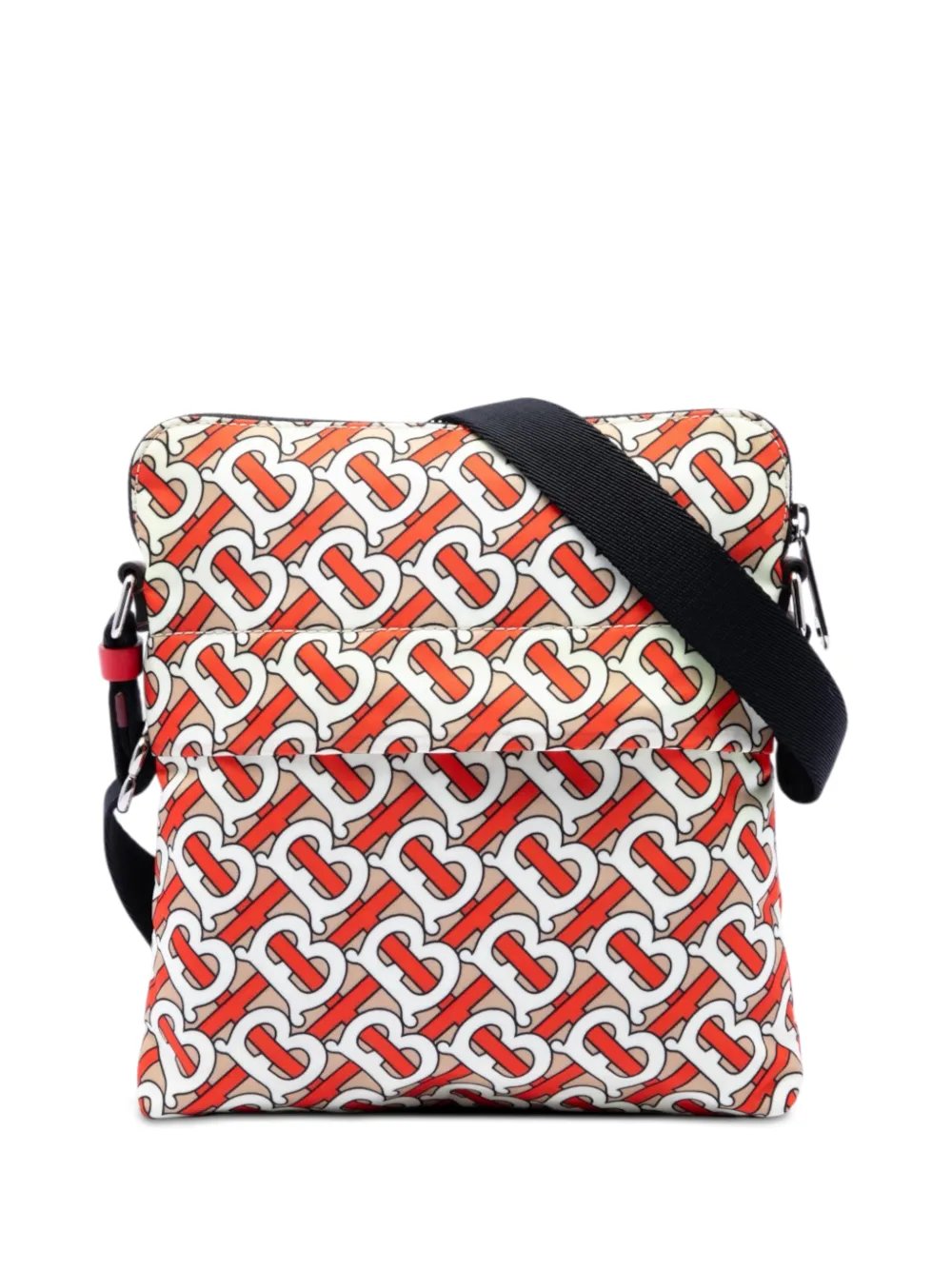2023-2026 TB Monogram Nylon Flat Messenger Bag crossbody bag