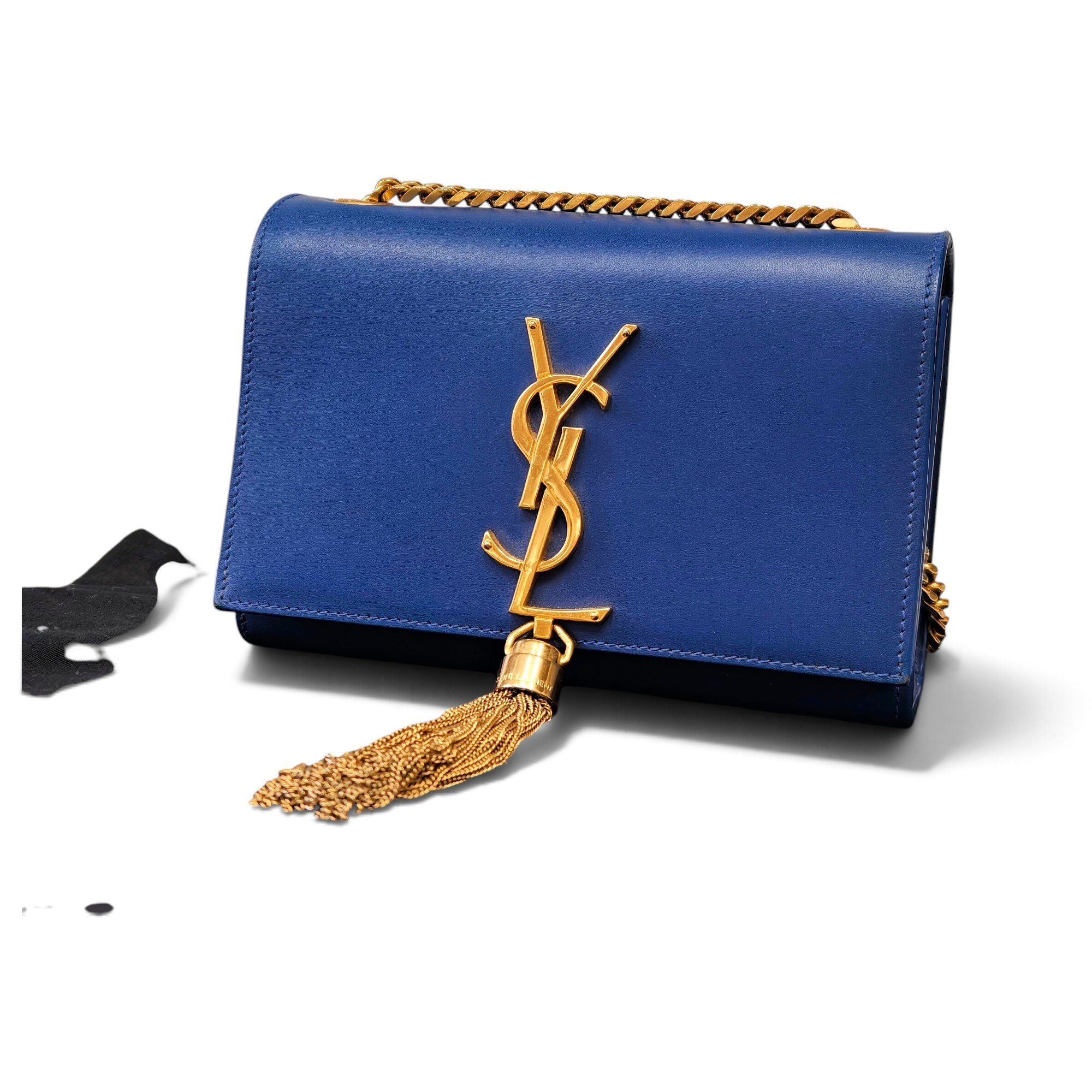 Saint Laurent Pompom Kate leather crossbody bag