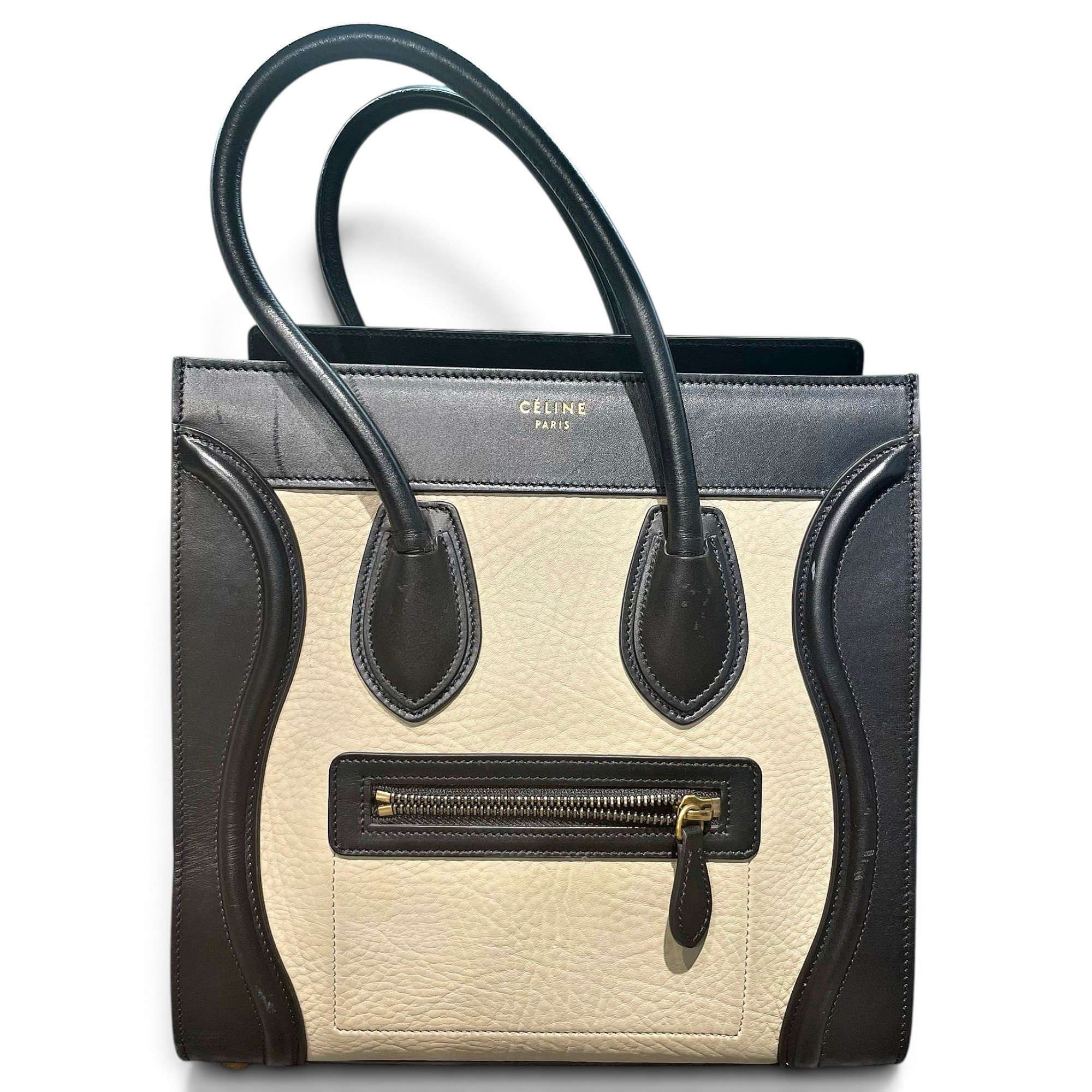 Luggage leather tote