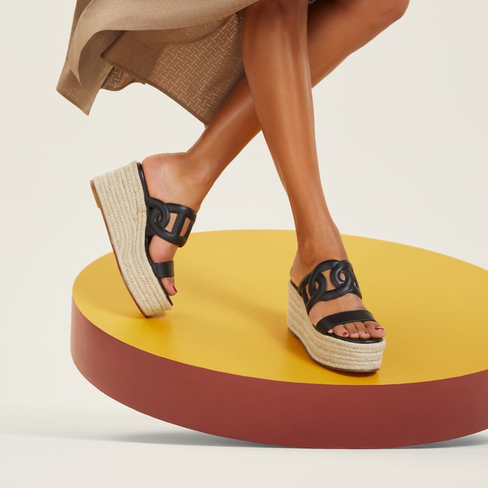 Noir Ithea 30 Espadrille