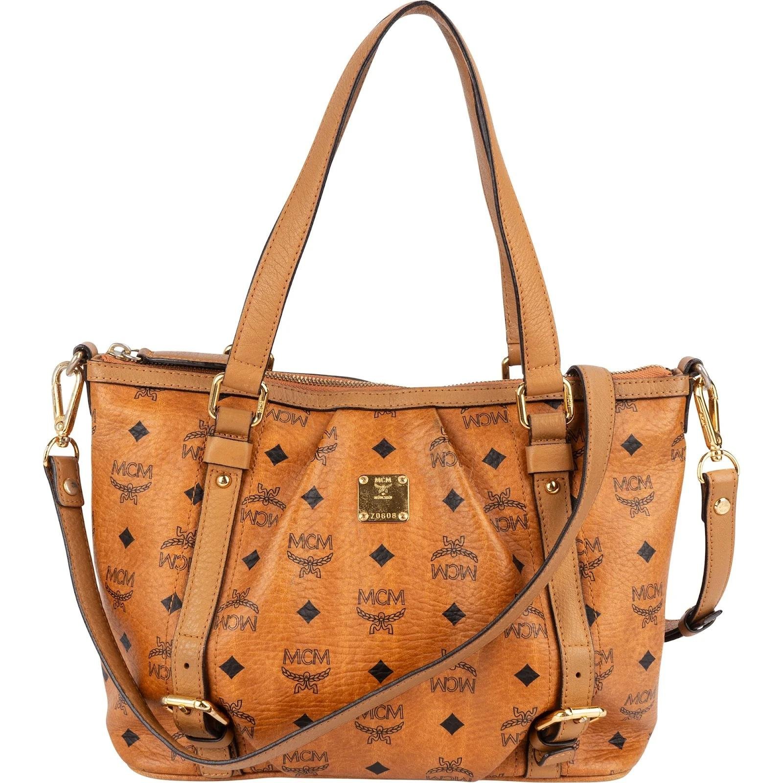 Boston leather tote