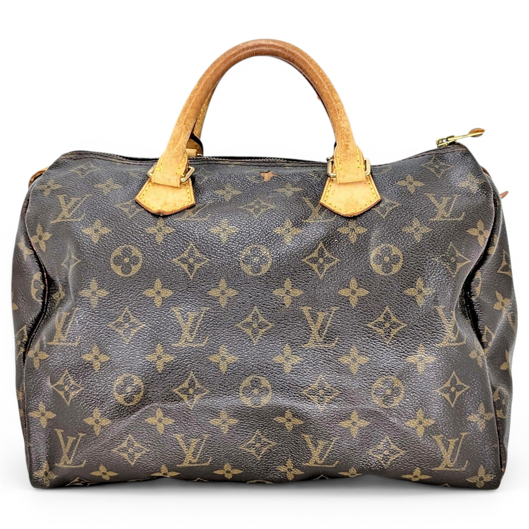 Speedy leather handbag