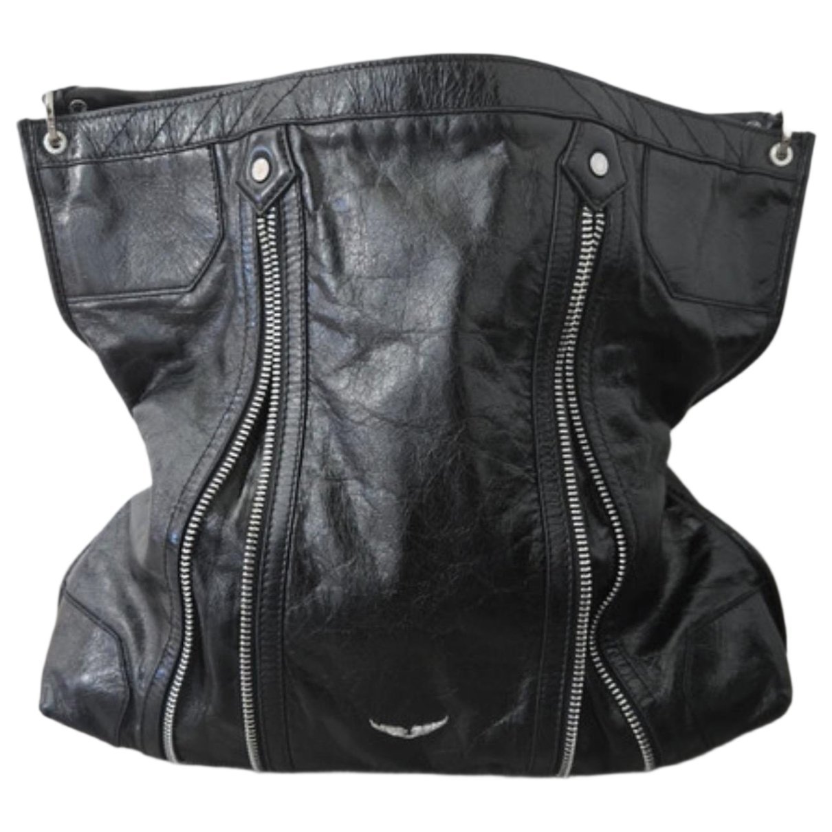 Leather tote