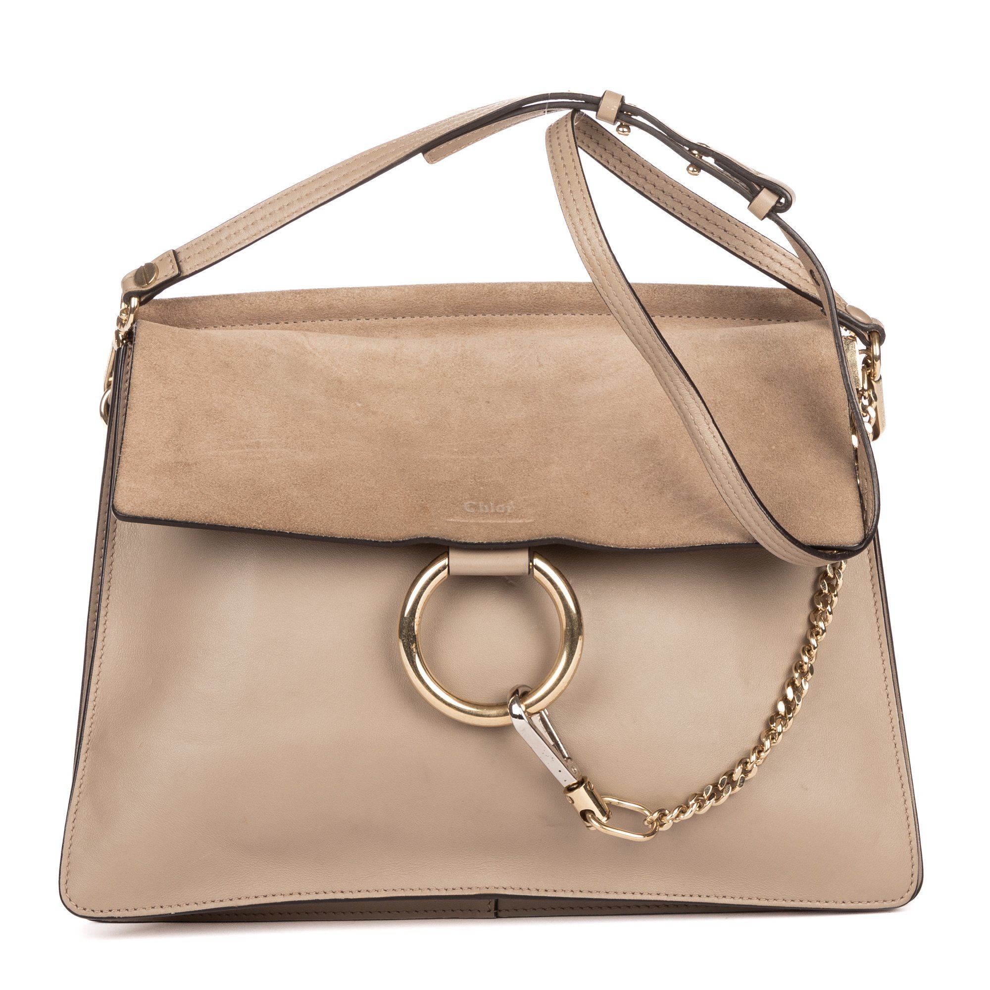 Faye leather handbag
