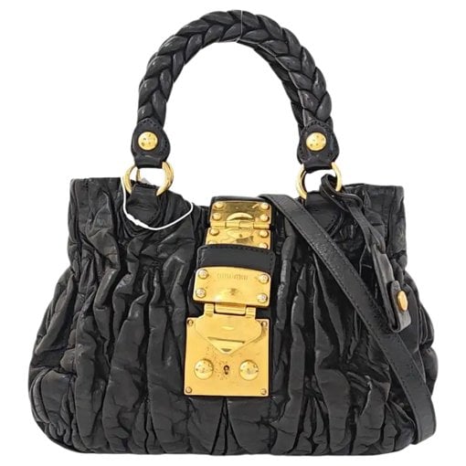 Leather handbag