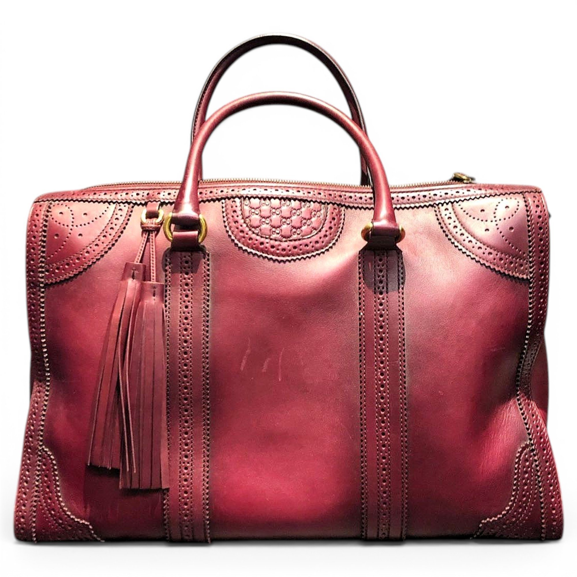 Leather handbag