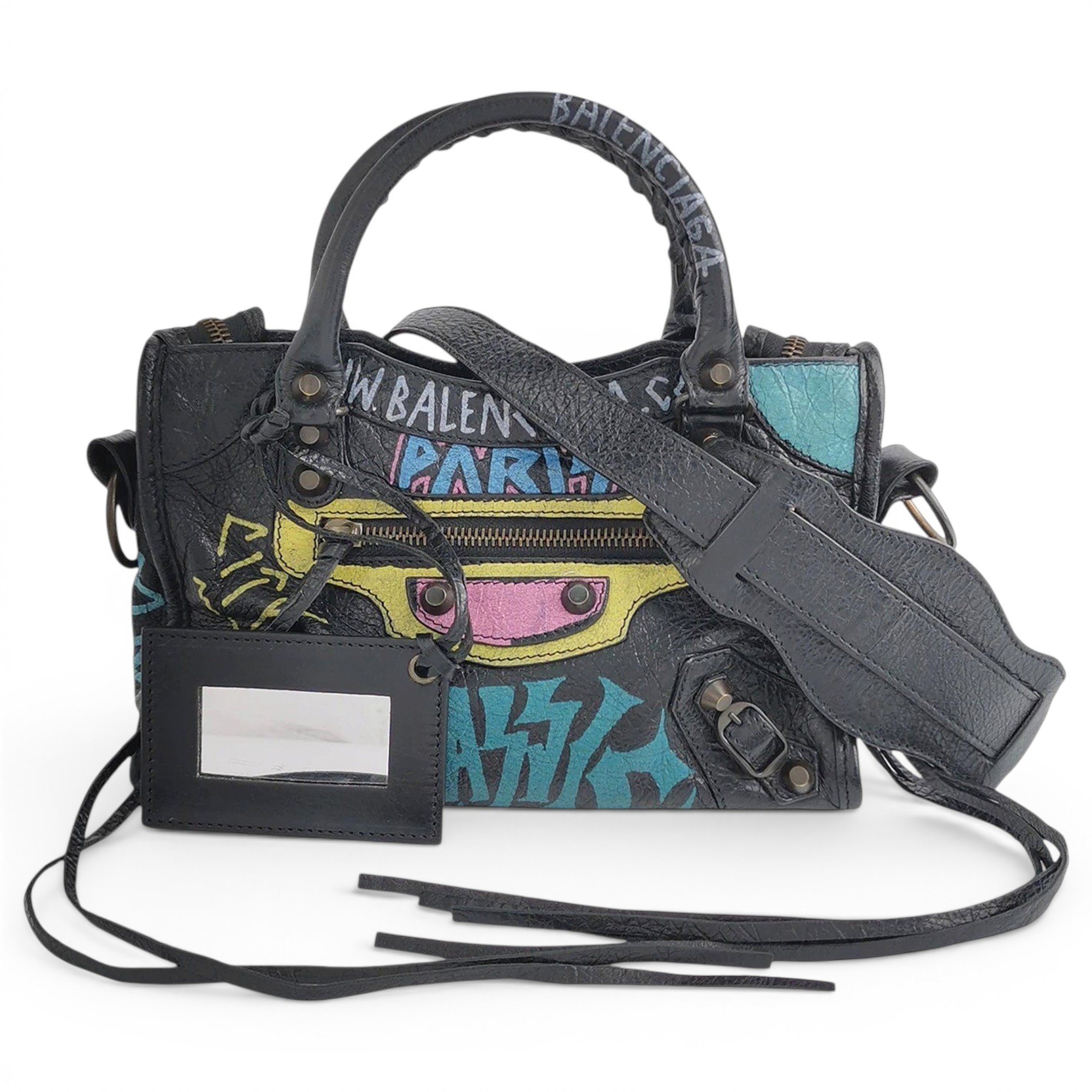 Neo Cagole City leather handbag