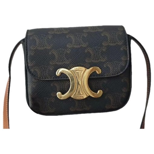 Triomphe leather handbag