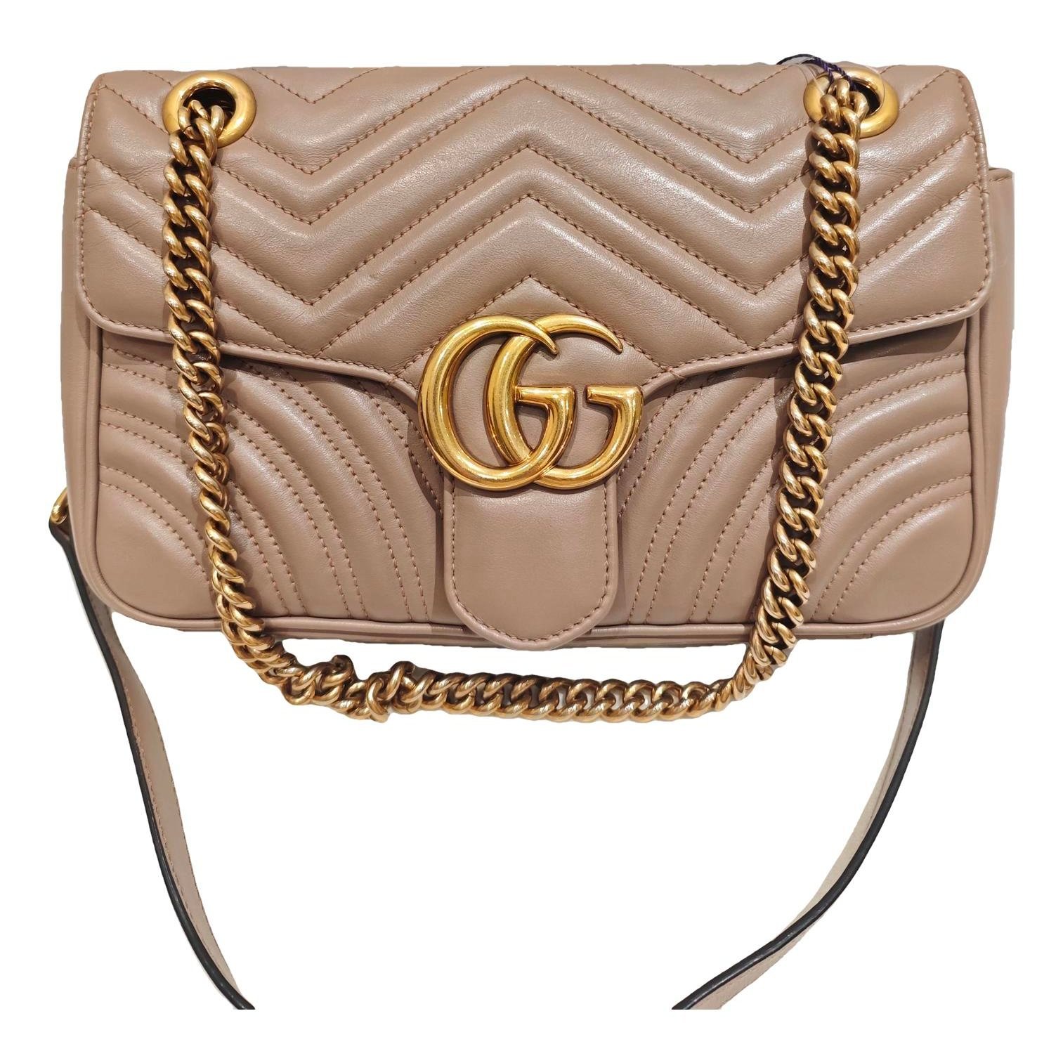 GG Marmont Flap leather handbag