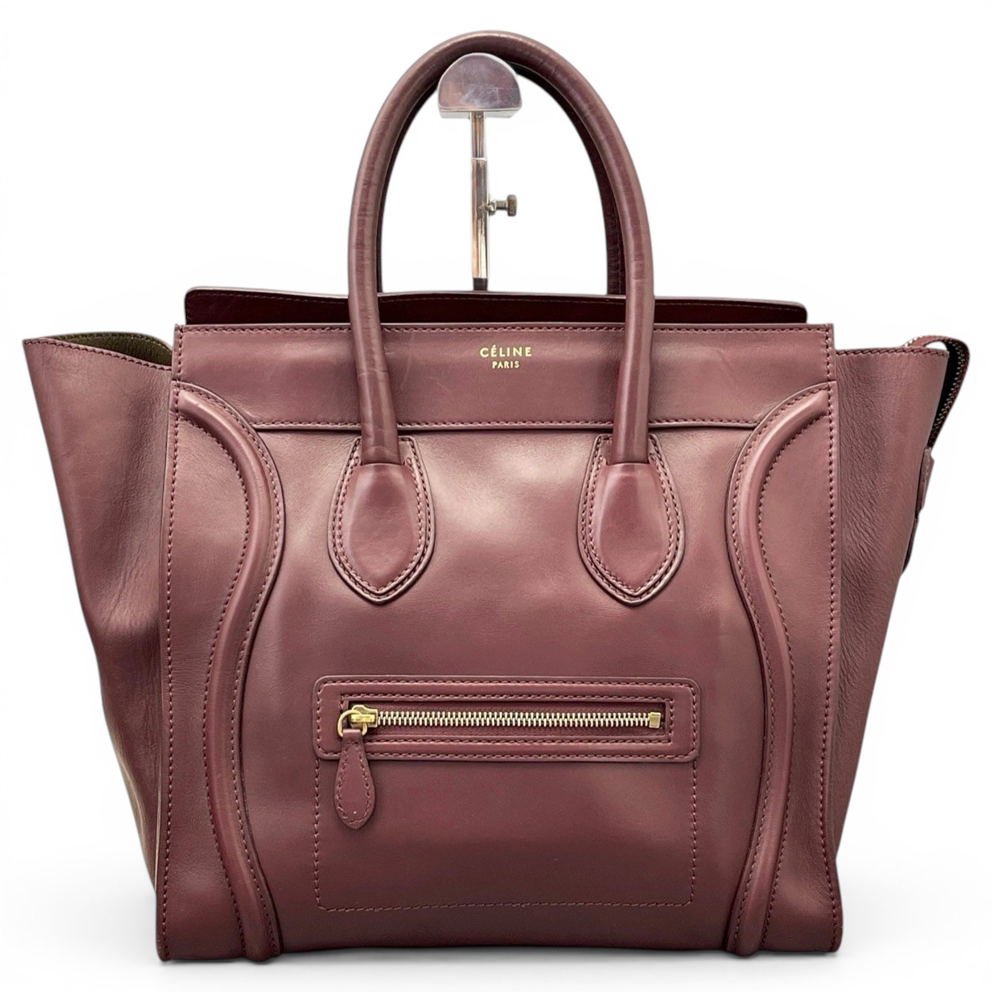 Luggage leather handbag