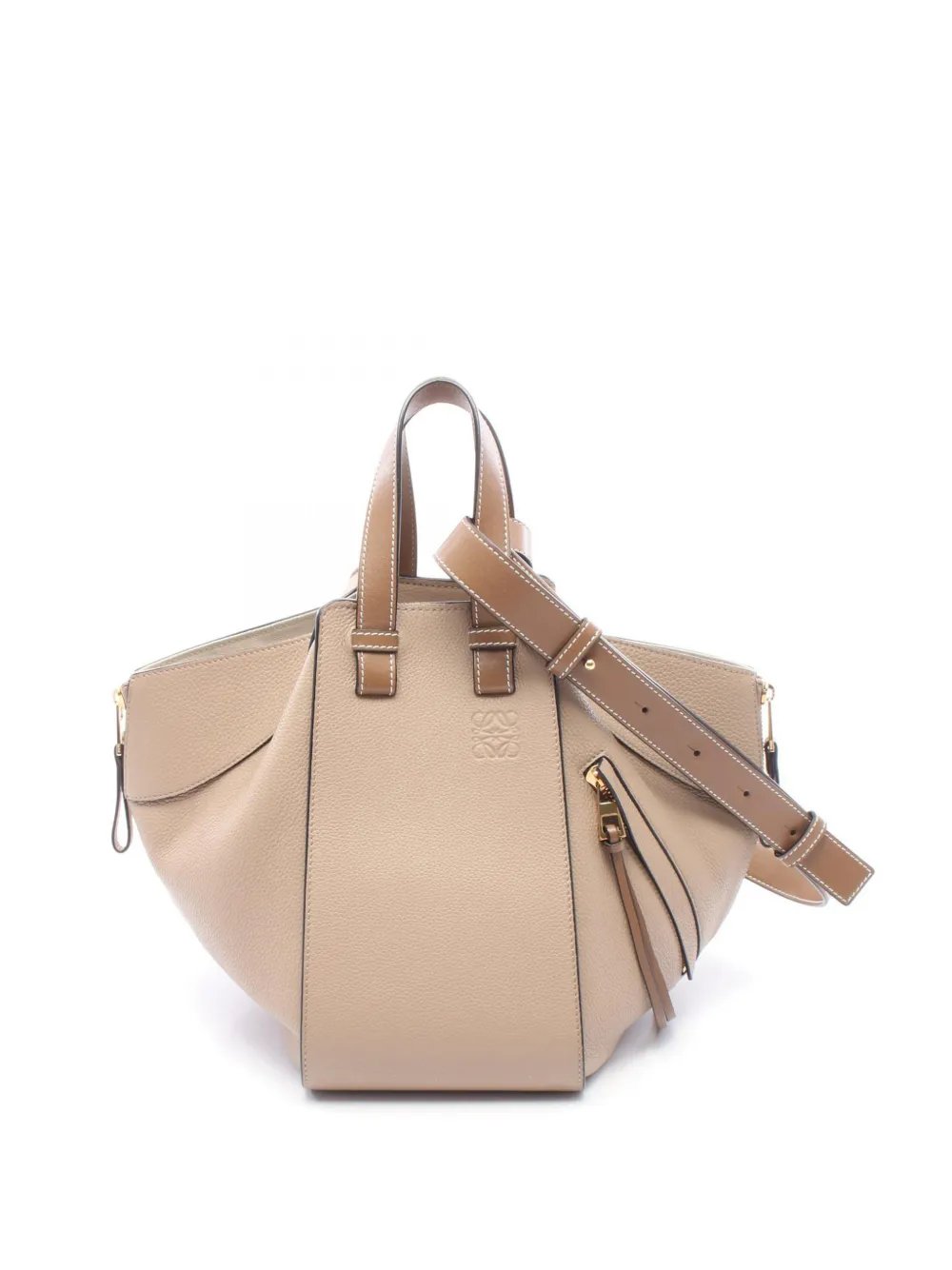 Loewe 2010-2026 Small Grained Calfskin Hammock Bag satchel