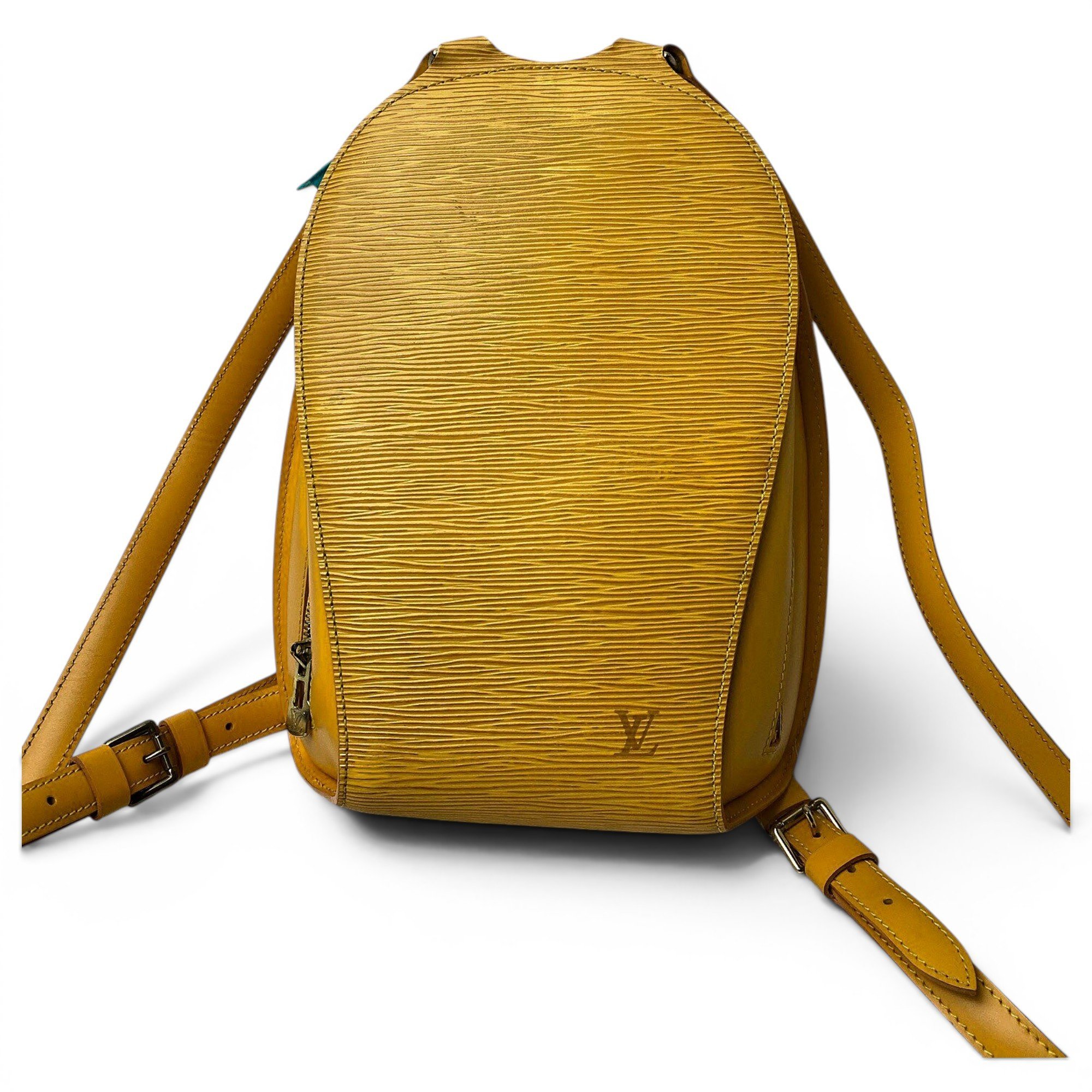 Leather backpack