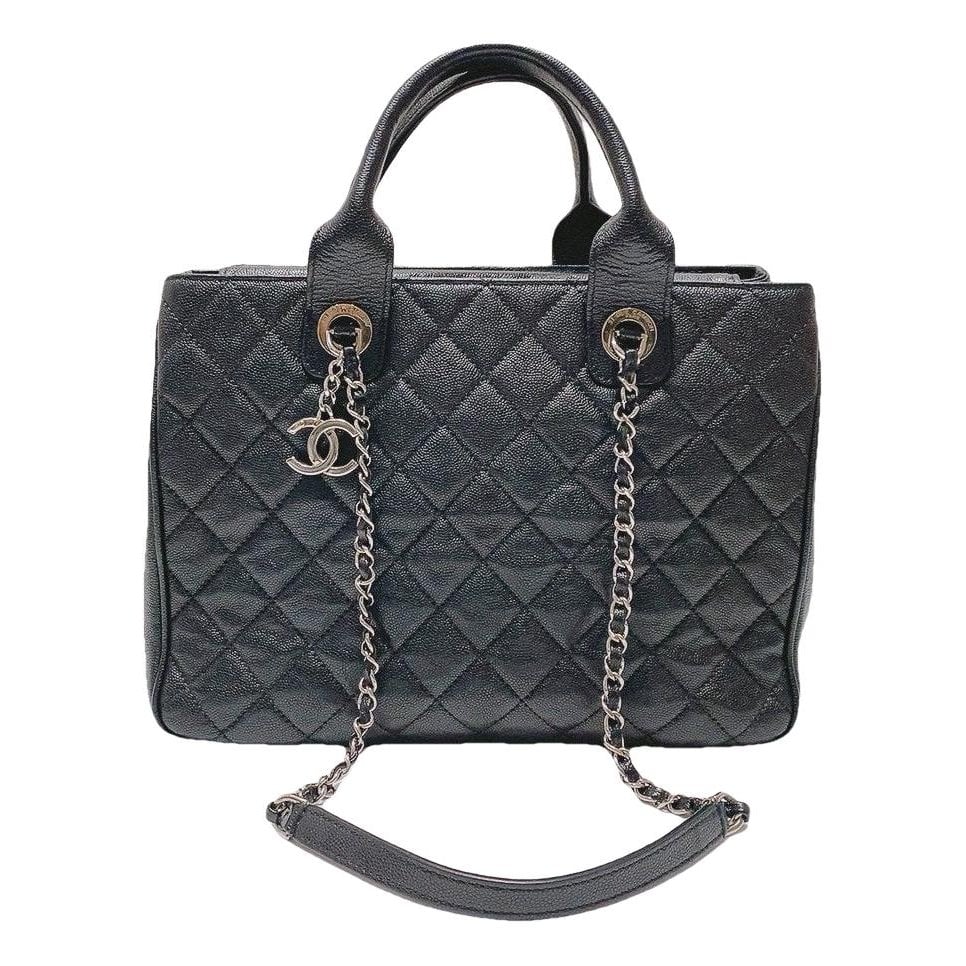 Classic CC Shopping leather mini bag