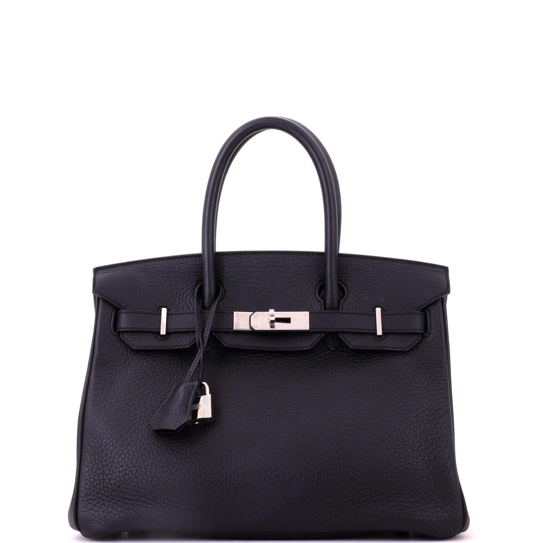 Birkin 30 leather handbag