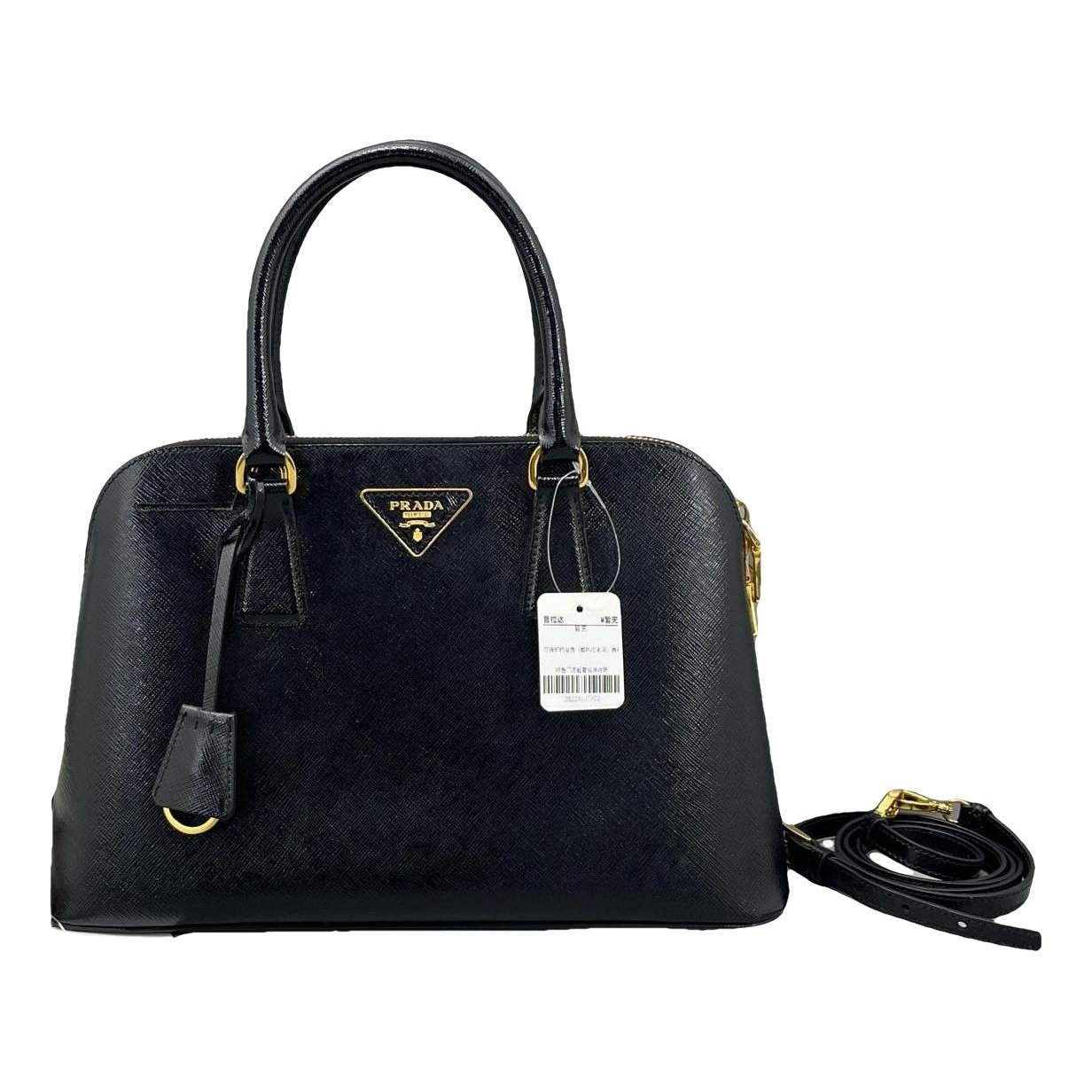 Promenade leather handbag