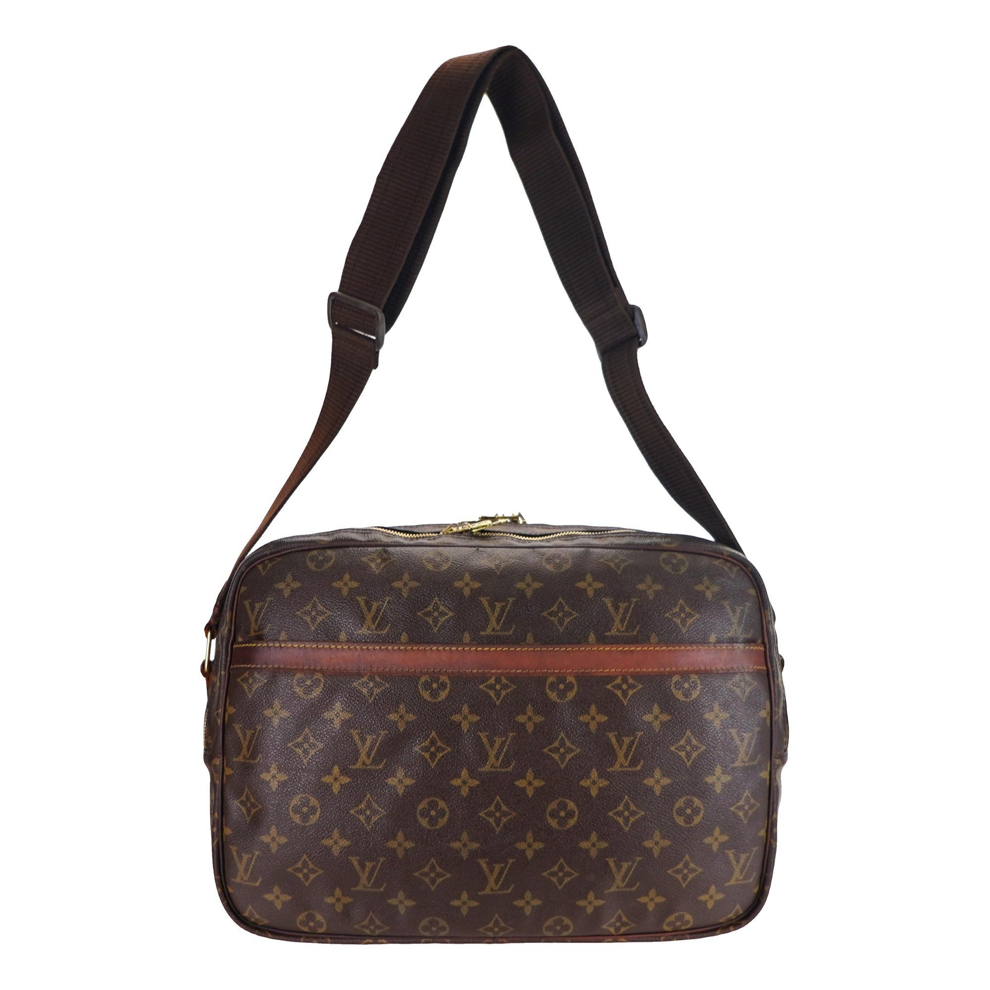 Reporter leather crossbody bag