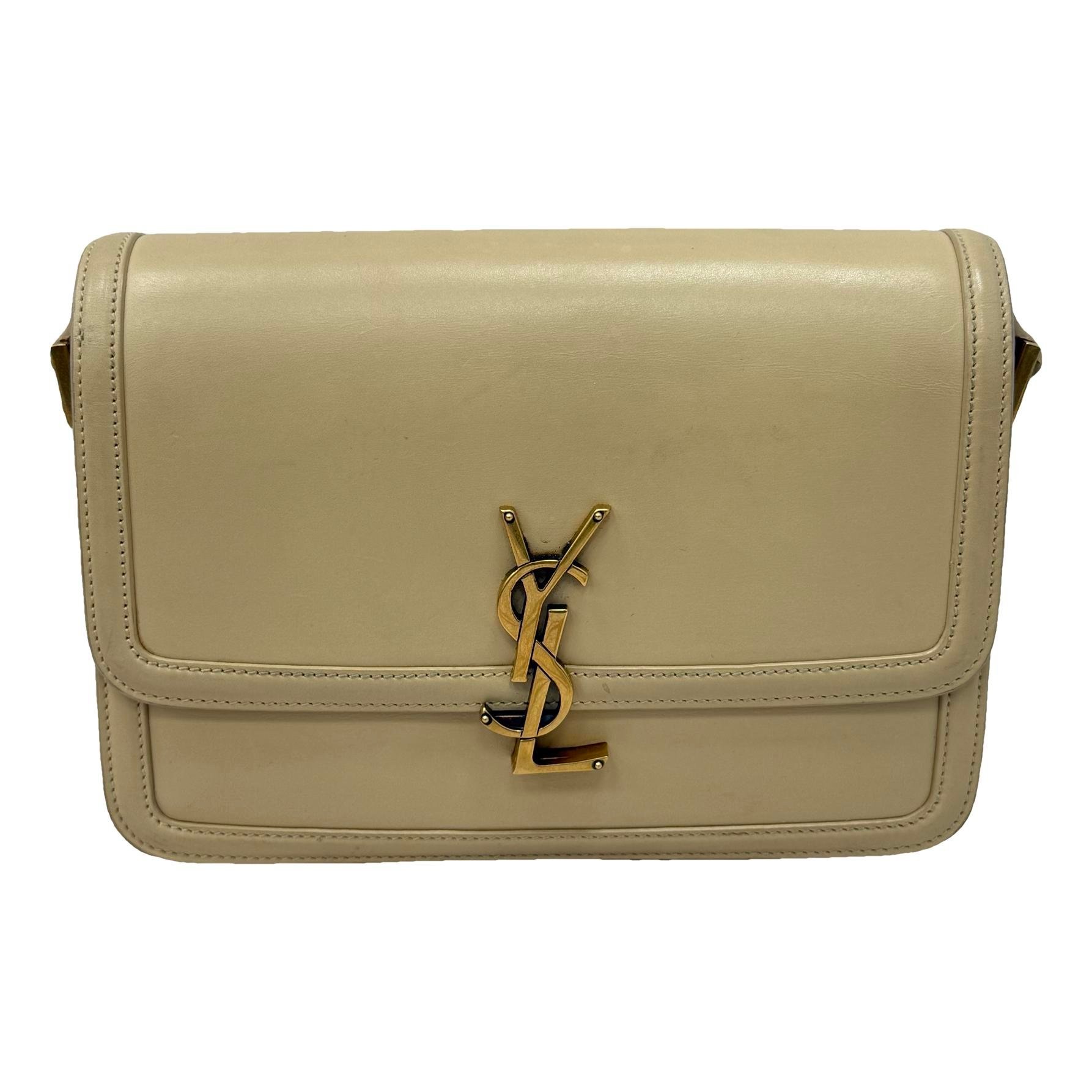 Solférino leather handbag